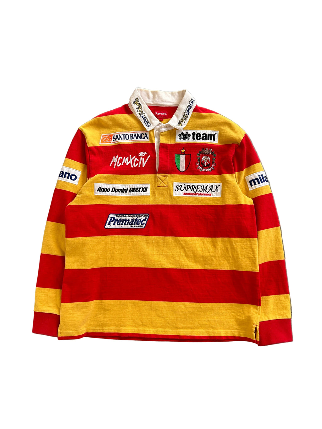 SUPREME STRIPE RUGBY POLO (L)