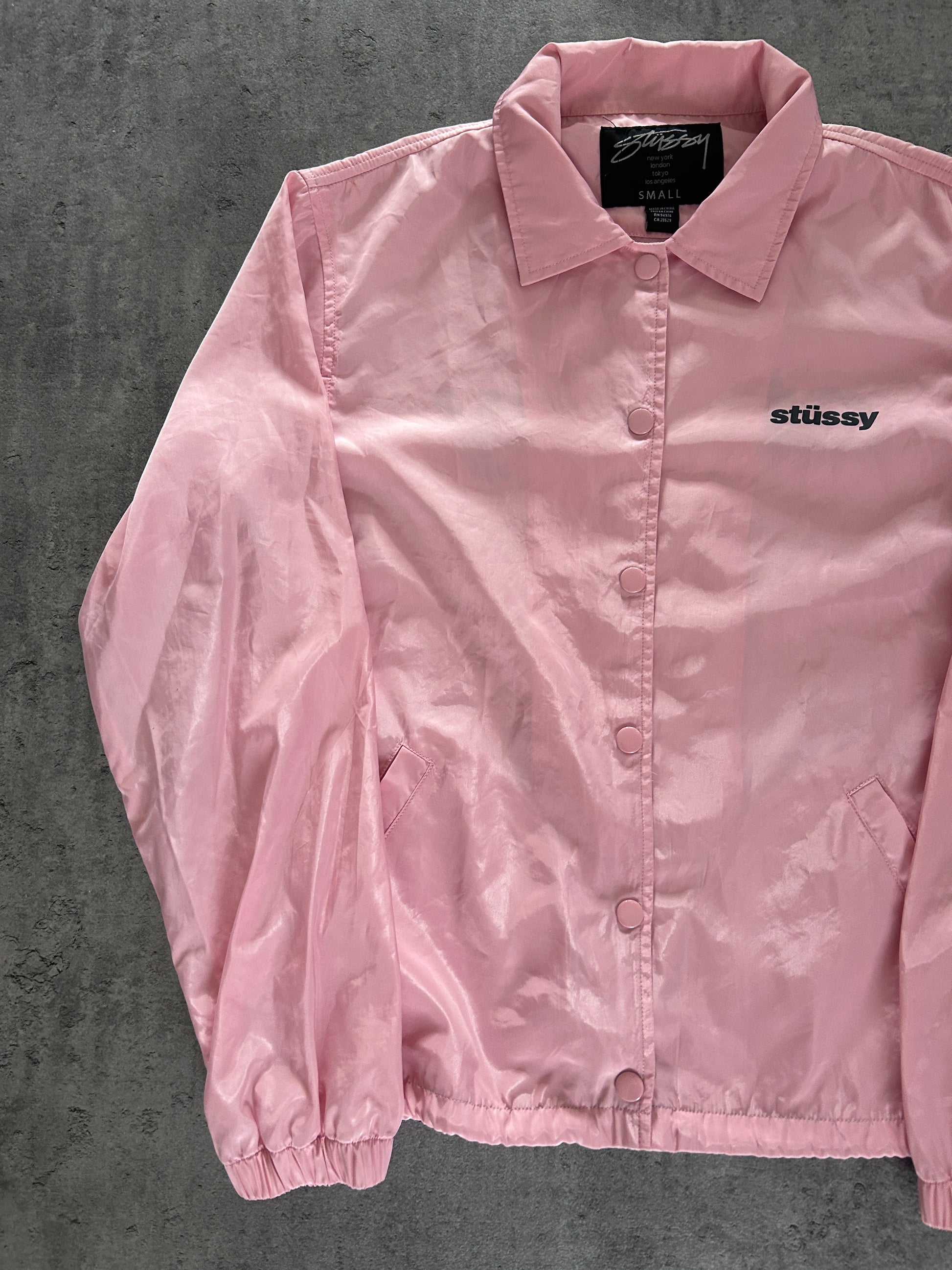STÜSSY PINK COACH JACKET (S WMNS)