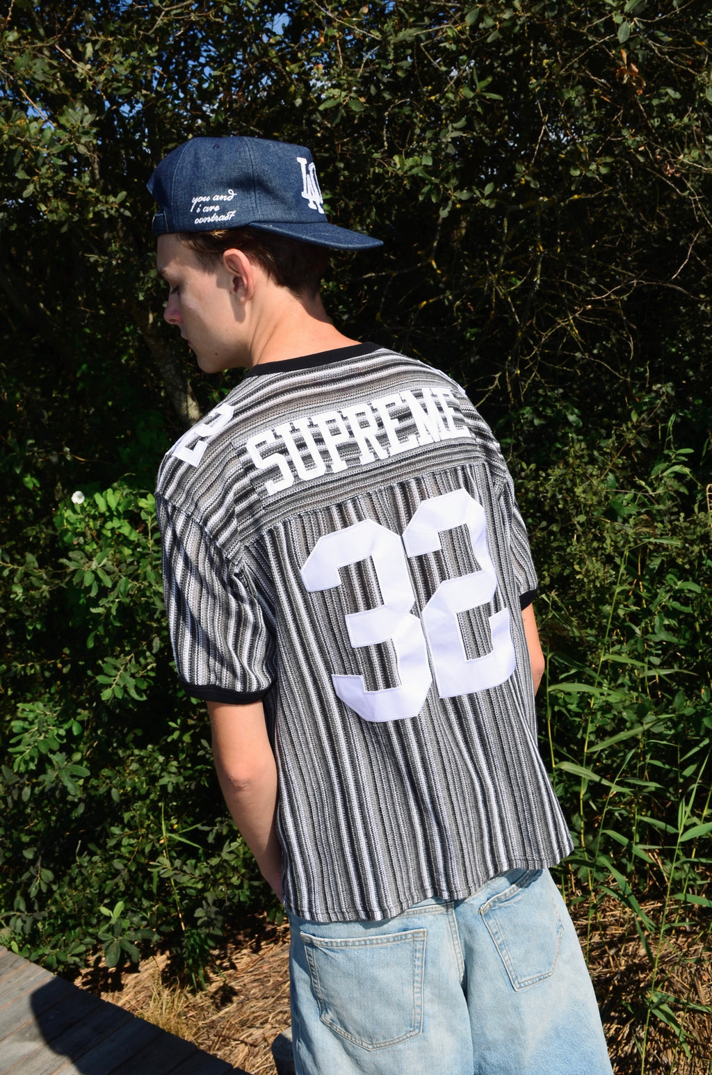 SUPREME OPEN KNIT FOOTBALL TOP (M)