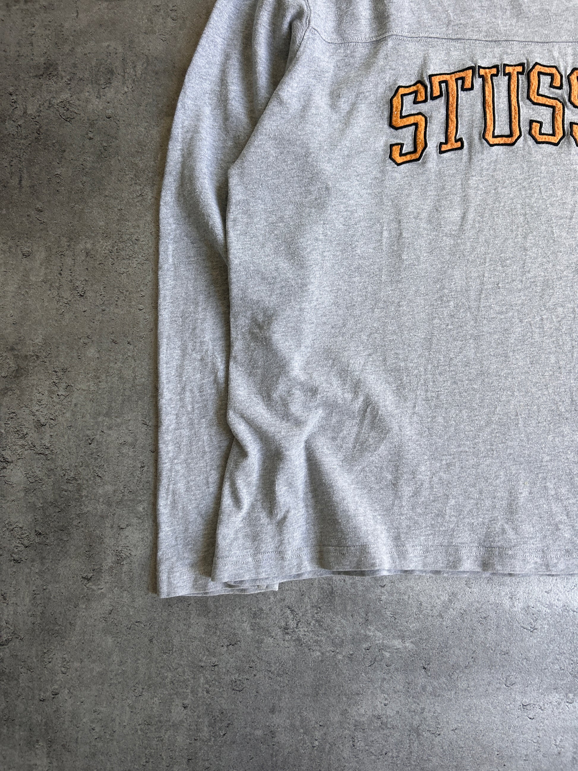 STÜSSY KENT FOOTBALL LONGSLEEVE (L/XL)