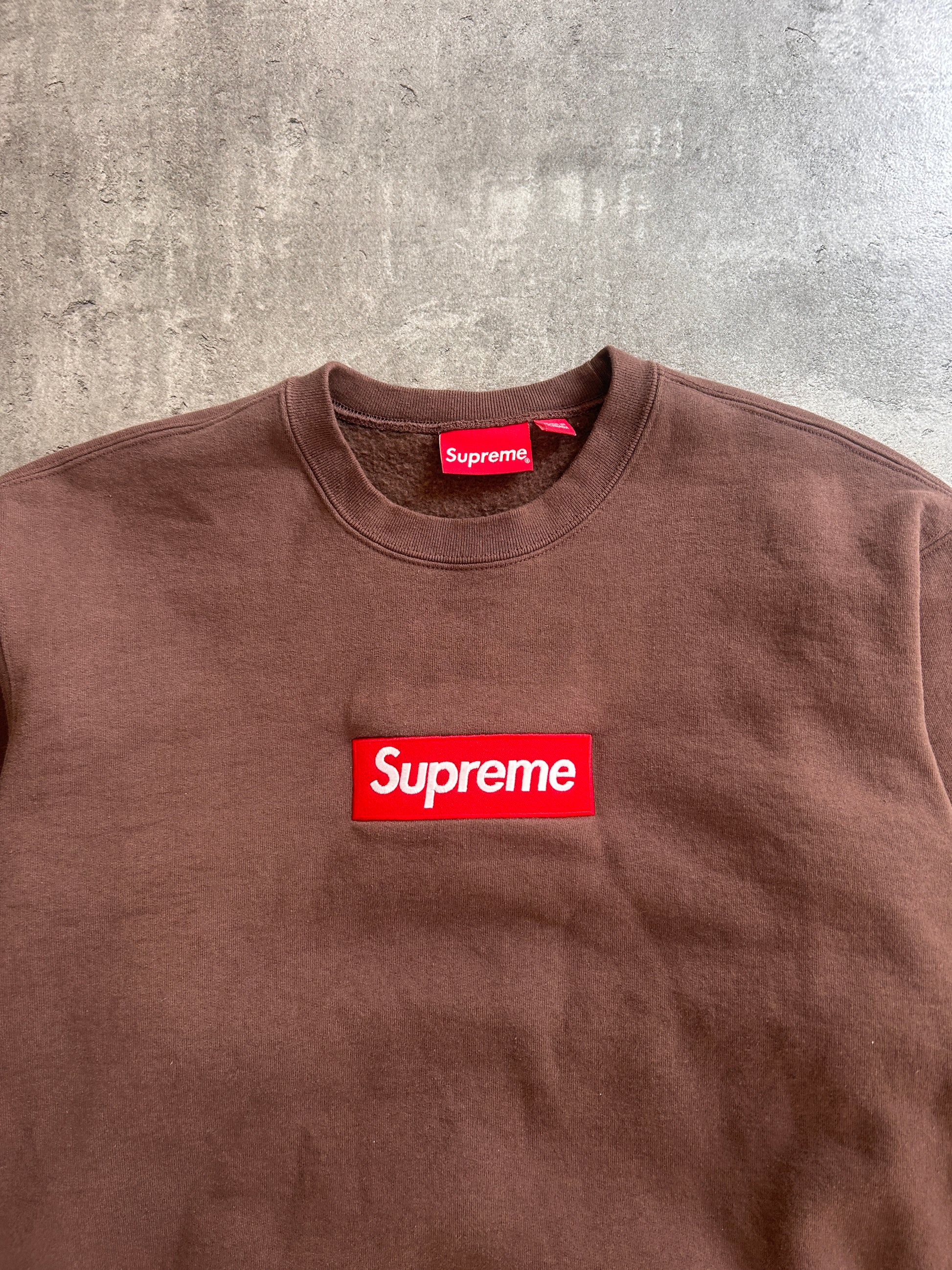 SUPREME BOX LOGO CREWNECK (M)