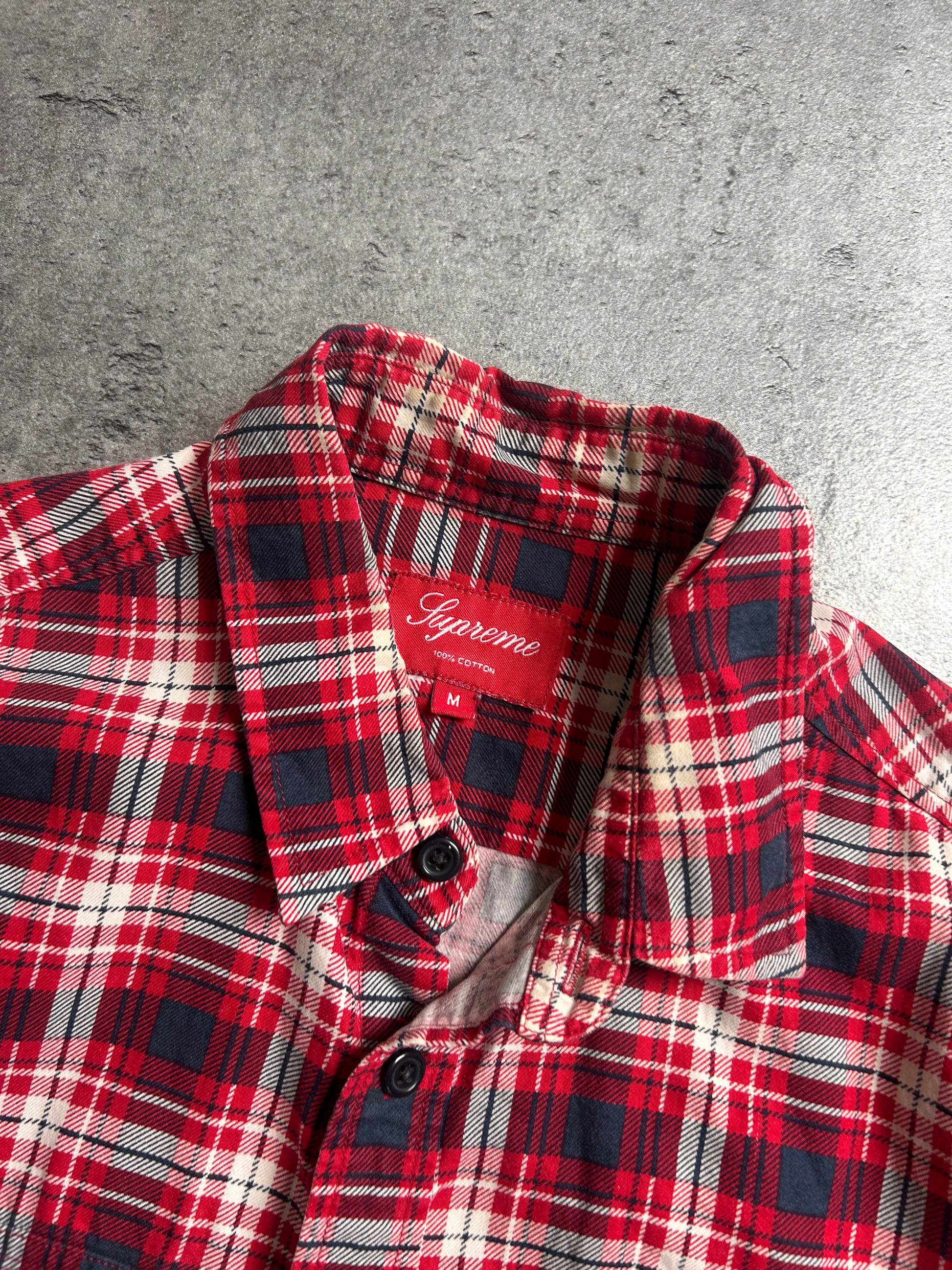 SUPREME PRINTED PLAID FLANNEL (M)