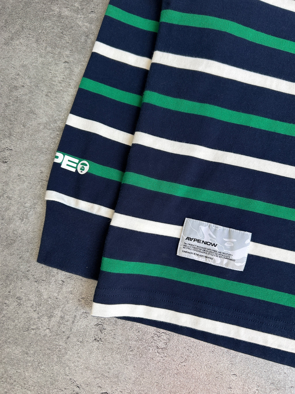 AAPE STRIPE LONGSLEEVE (S)