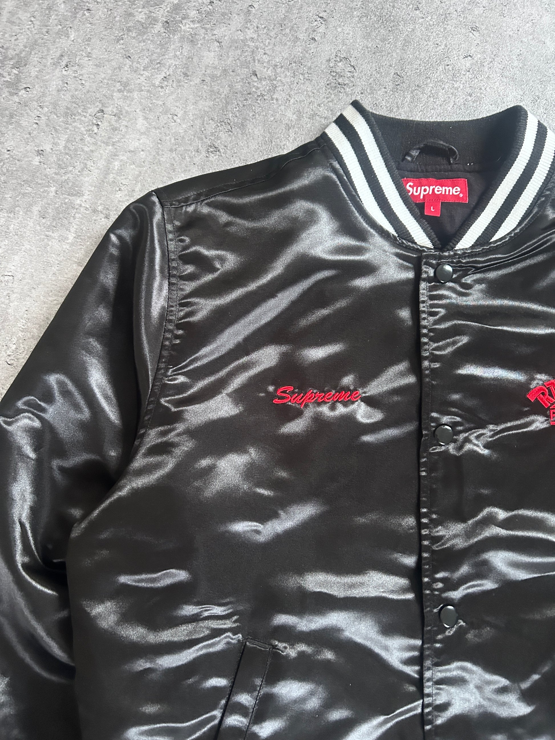 SUPREME RAP A LOT RECORDS SATIN BOMBERJACKET (M)