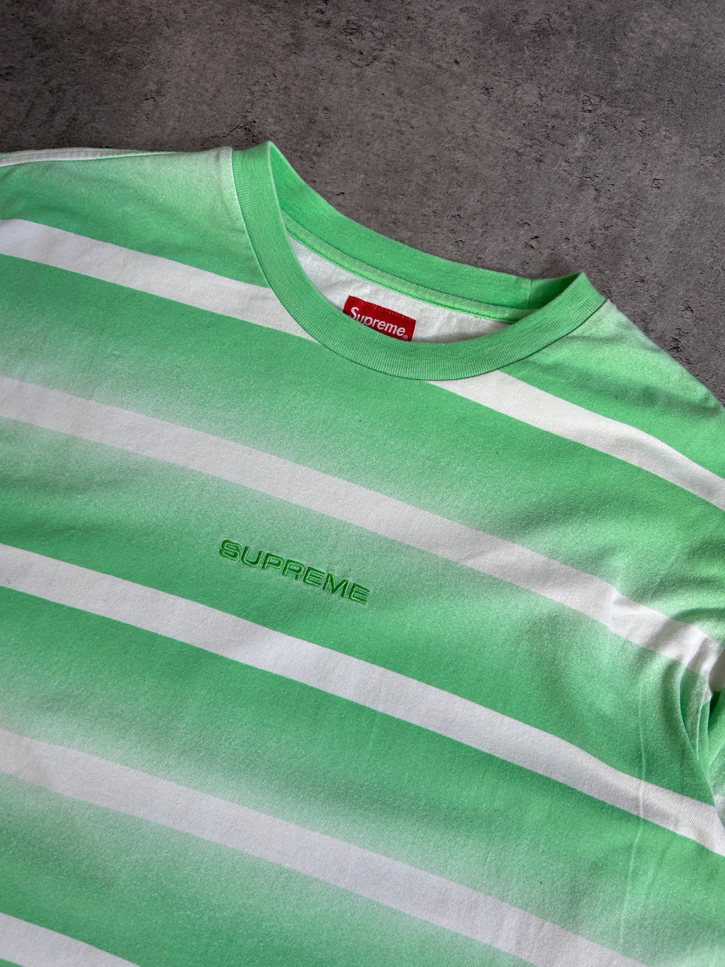 SUPREME FADE STRIPE LONGSLEEVE (L)