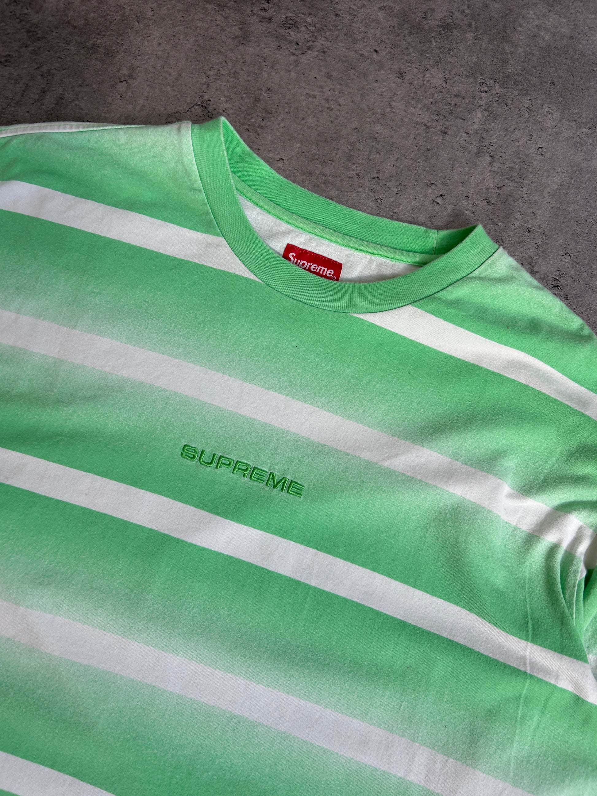 SUPREME FADE STRIPE LONGSLEEVE (L)