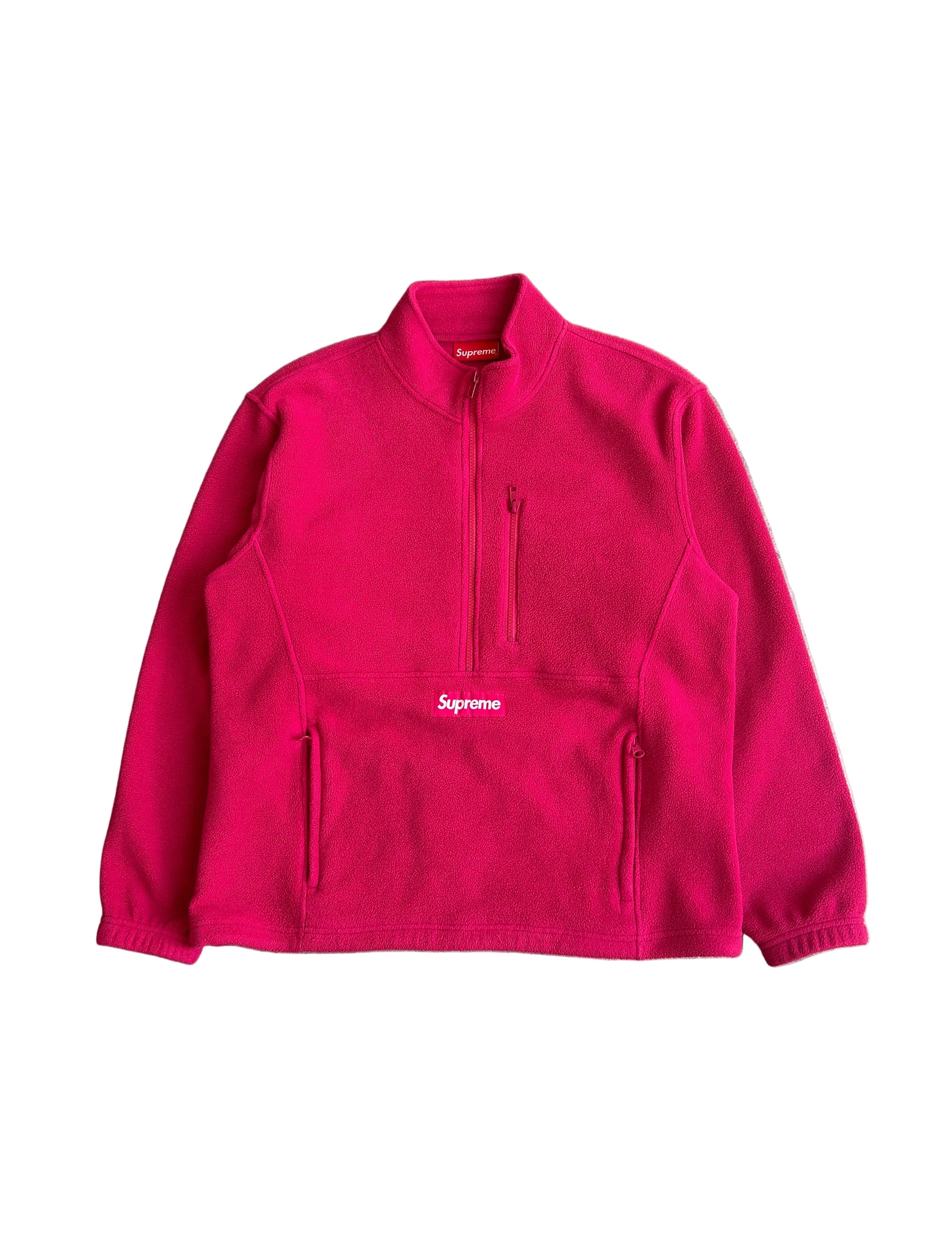 SUPREME POLARTEC HALF ZIP PULLOVER (M)