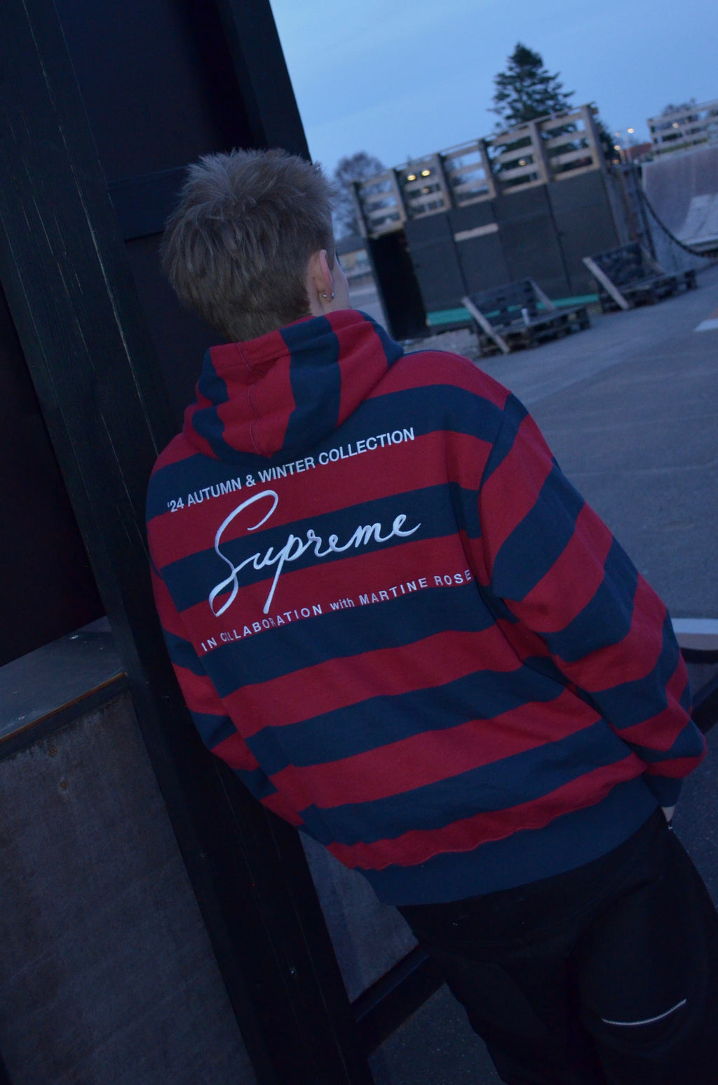 SUPREME X MARTINE ROSE HOODIE (L)