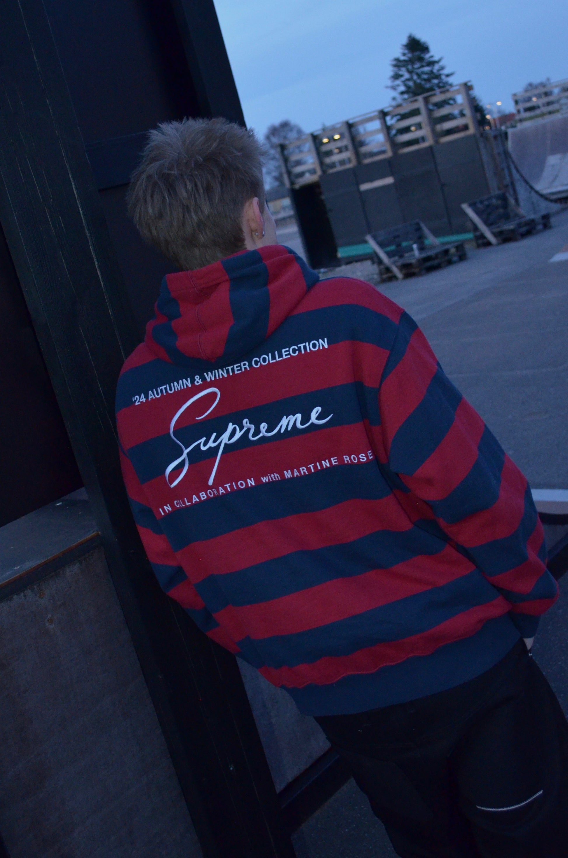 SUPREME X MARTINE ROSE HOODIE (L)