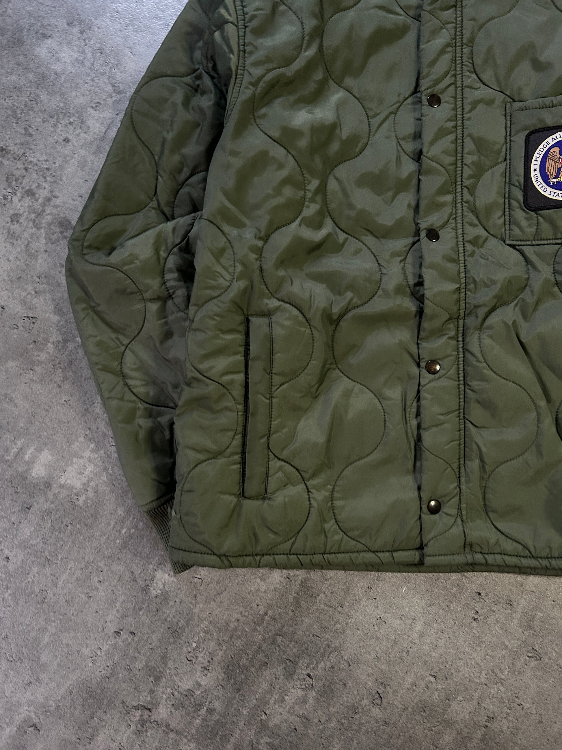 SUPREME QUILTED LINER JACKET FW17 (M)