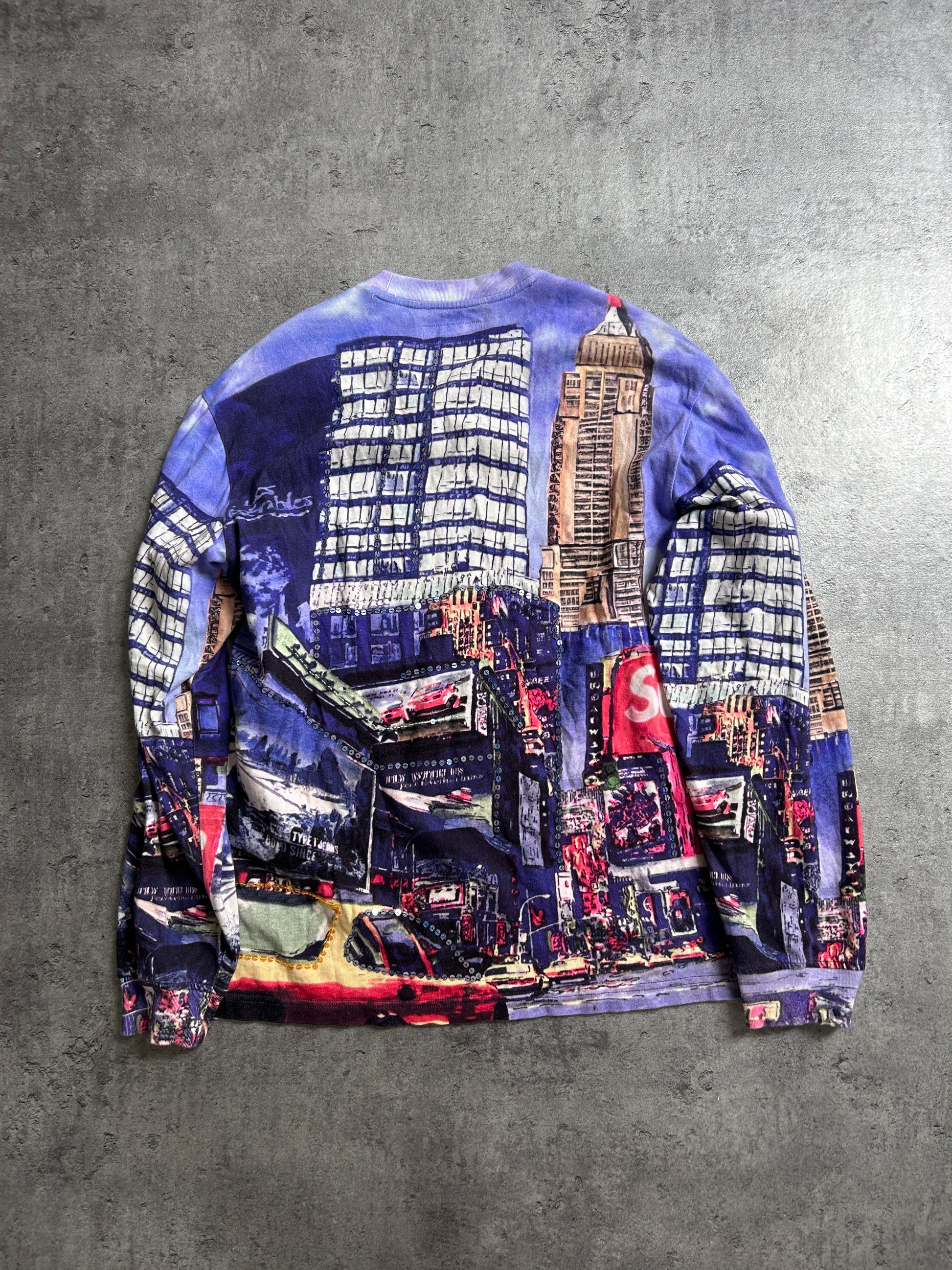 SUPREME SKYLINE SEQUIN LONGSLEEVE (M)