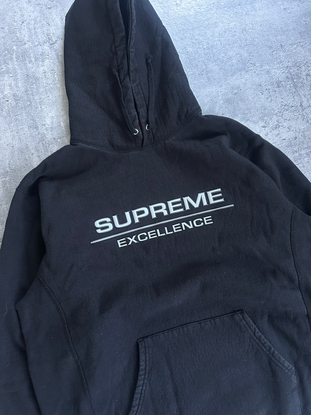 SUPREME EXCELLENCE HOODIE “BLACK” (XL)