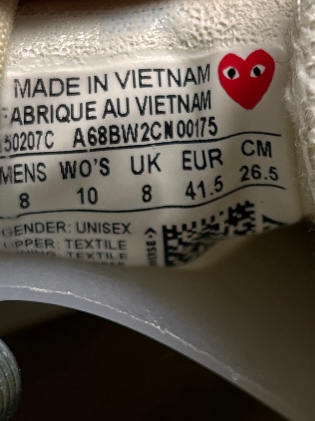 CONVERSE X CDG CHUCK 70 (41,5/42EU)