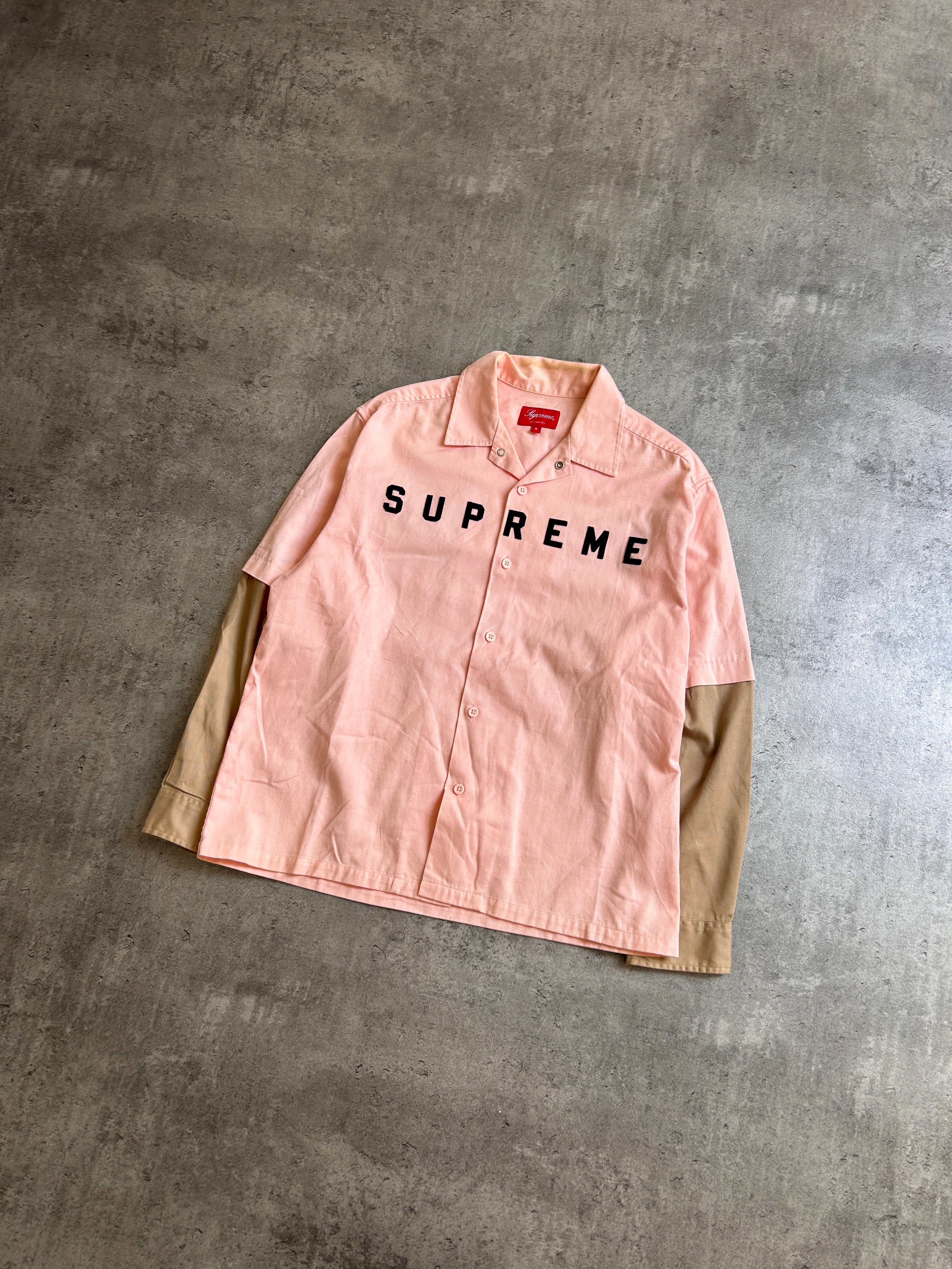SUPREME TWO TONE WORK SHIRT (S) – Kicksweep