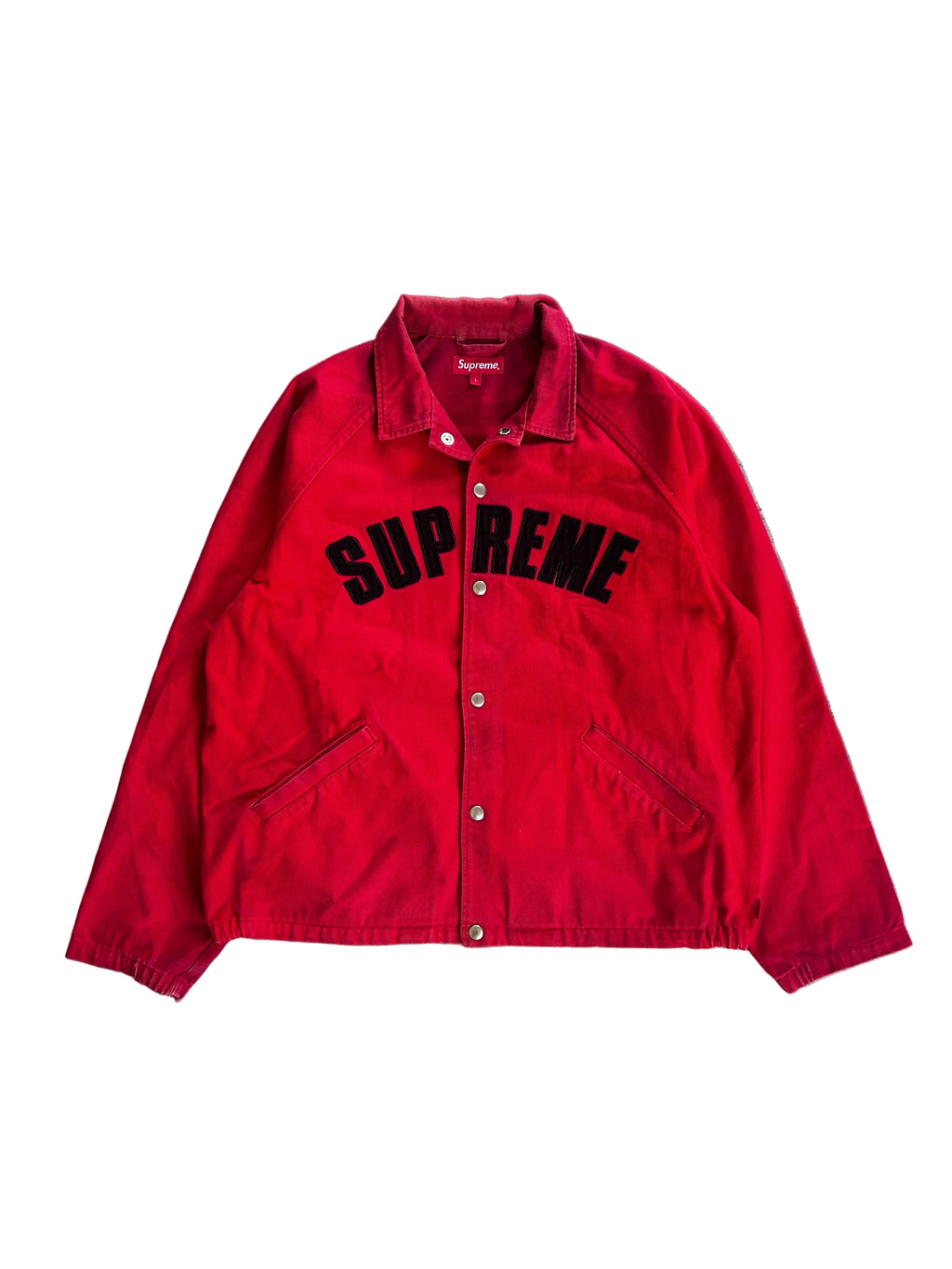 SUPREME ARC DENIM JACKET “RED” (M)