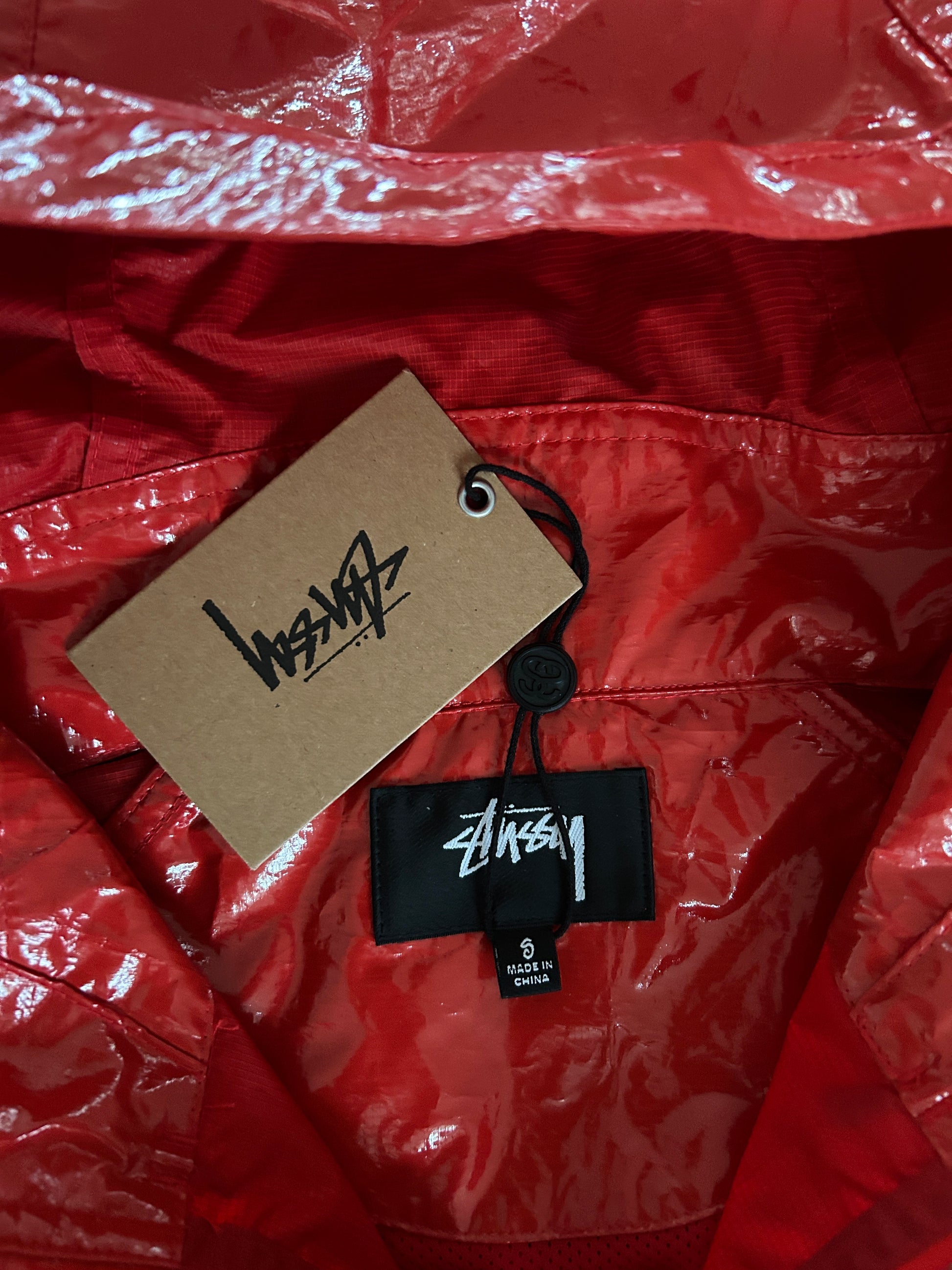 STÜSSY BEACH SHELL COATED JACKET (S)
