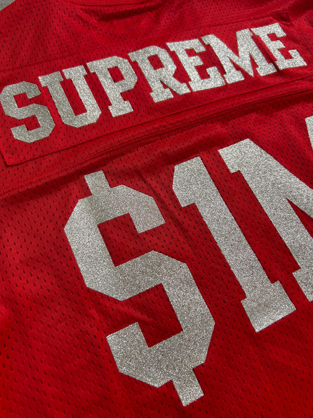 SUPREME GLITTER JERSEY (M)