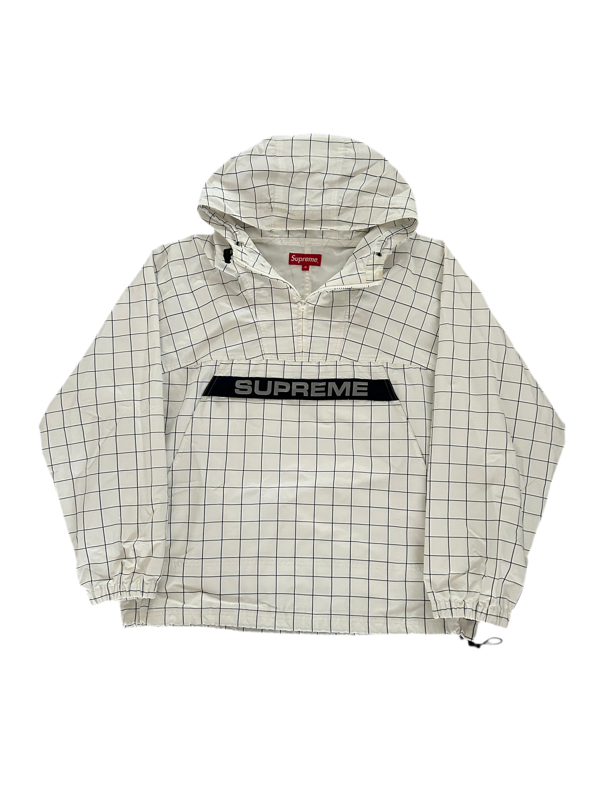 SUPREME HEAVY NYLON PULLOVER (M)