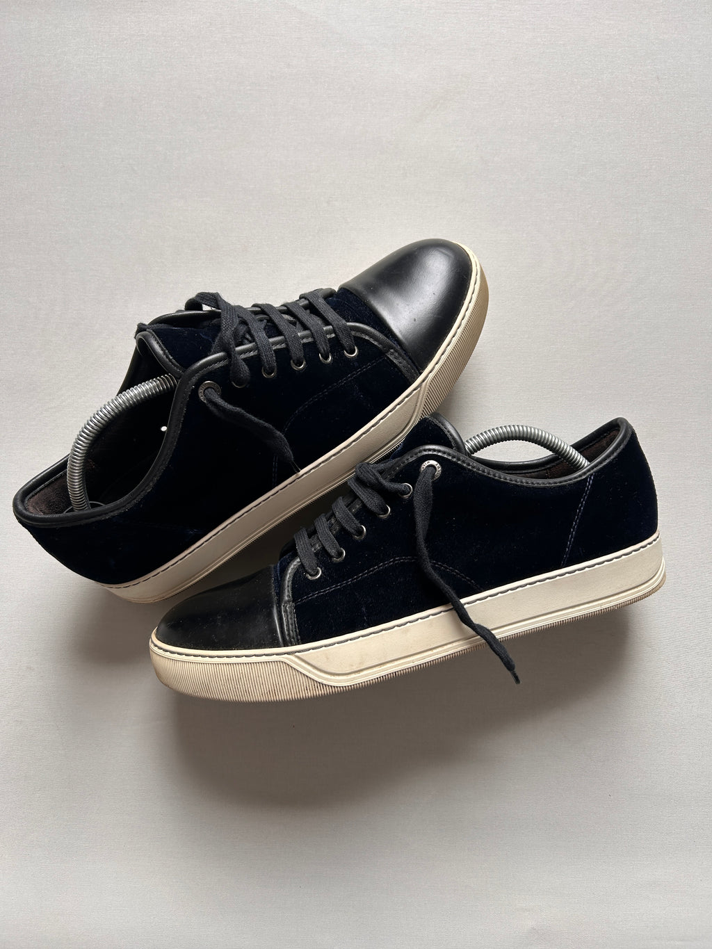 LANVIN DB11 NAVY SUEDE (44/44,5EU)