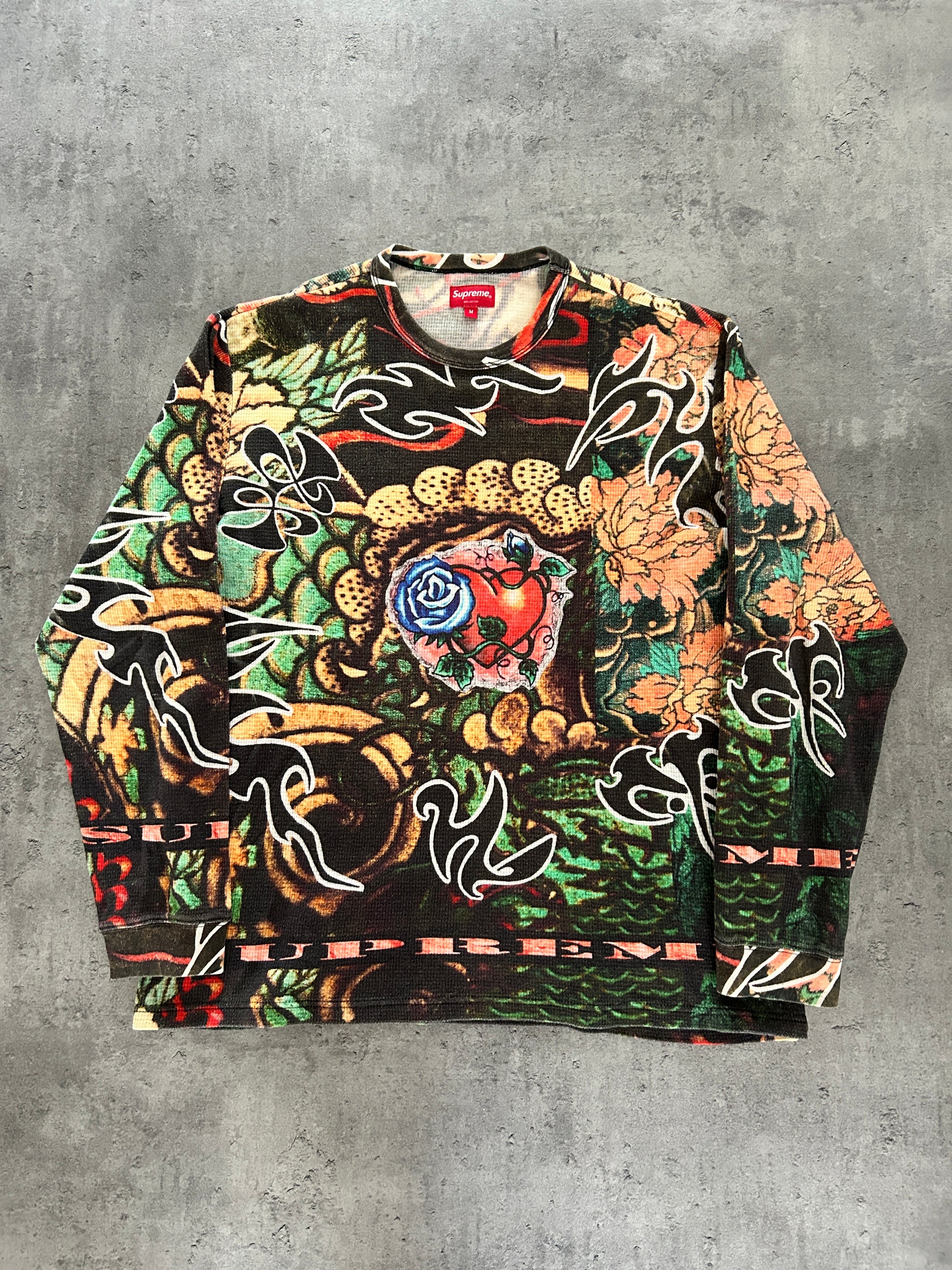 SUPREME SACRED HEART WAFFLE KNIT (M)