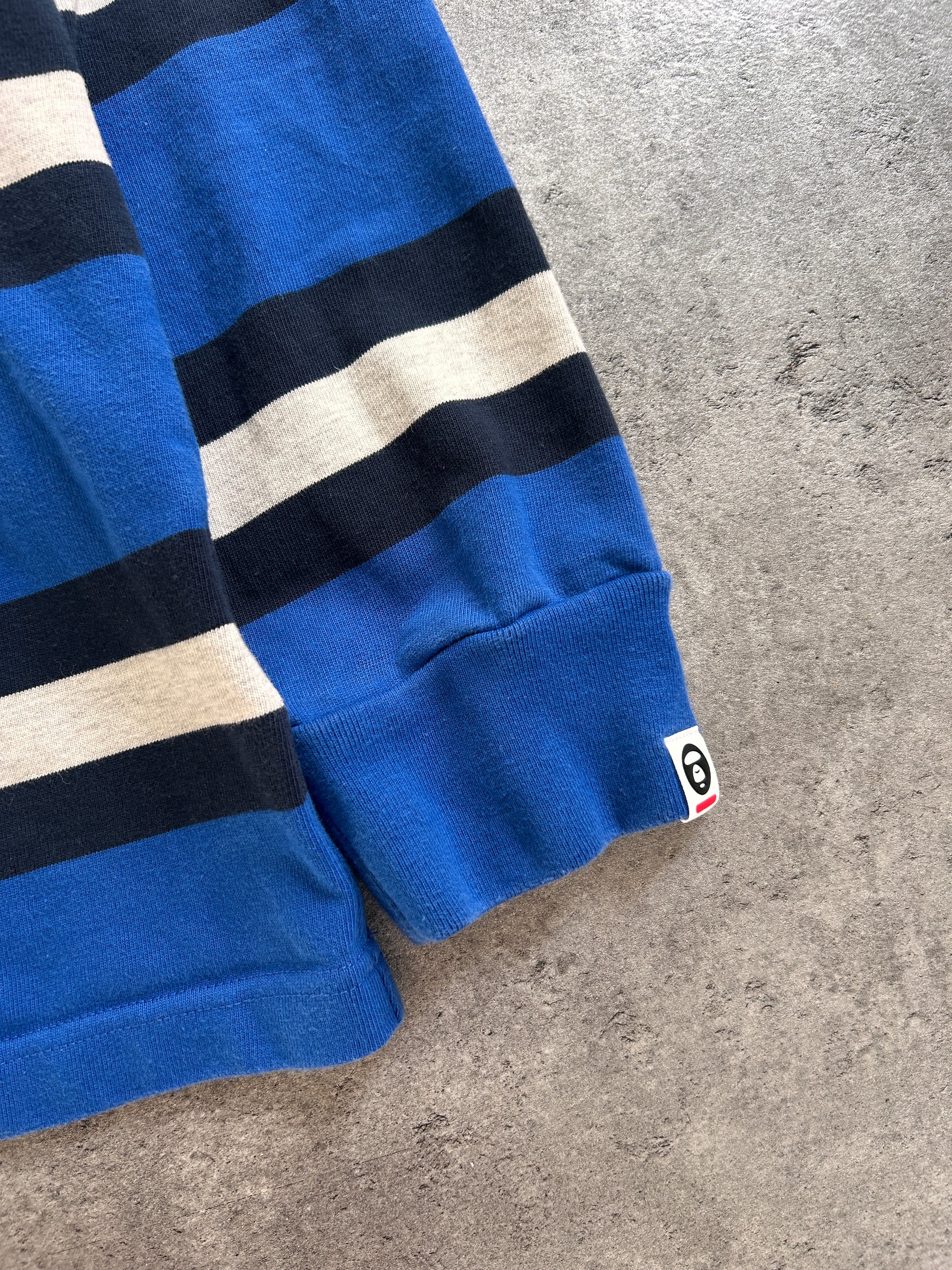AAPE NOW STRIPE LONGSLEEVE (L)