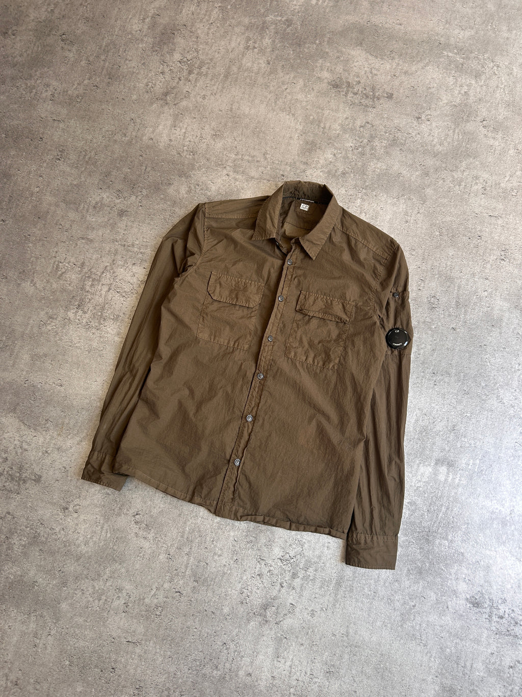 CP COMPANY OVERSHIRT “KHAKI/BROWN” (S)