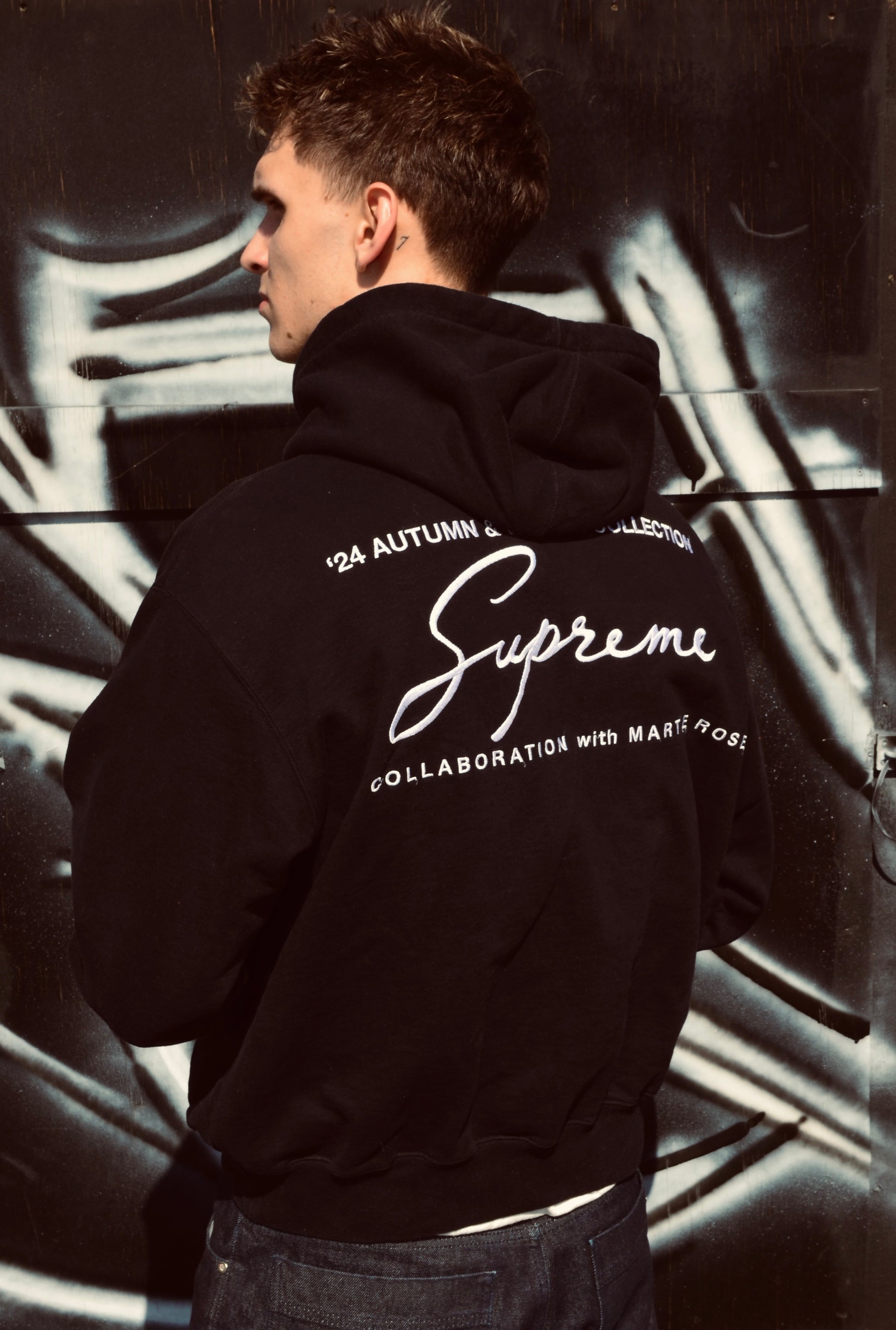 SUPREME X MARTINE ROSE HOODIE (M)