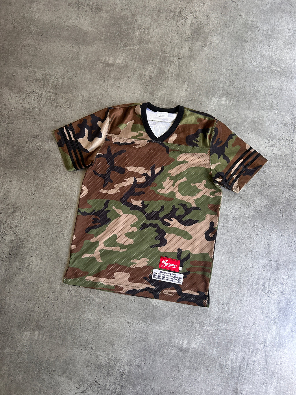 SUPREME CAMO CHAMPION JERSEY (M)
