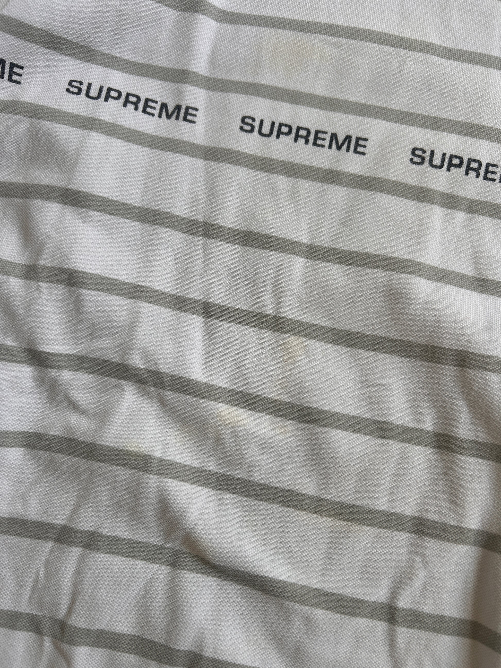 SUPREME PRINTED STRIPE LONGSLEEVE (L/XL)