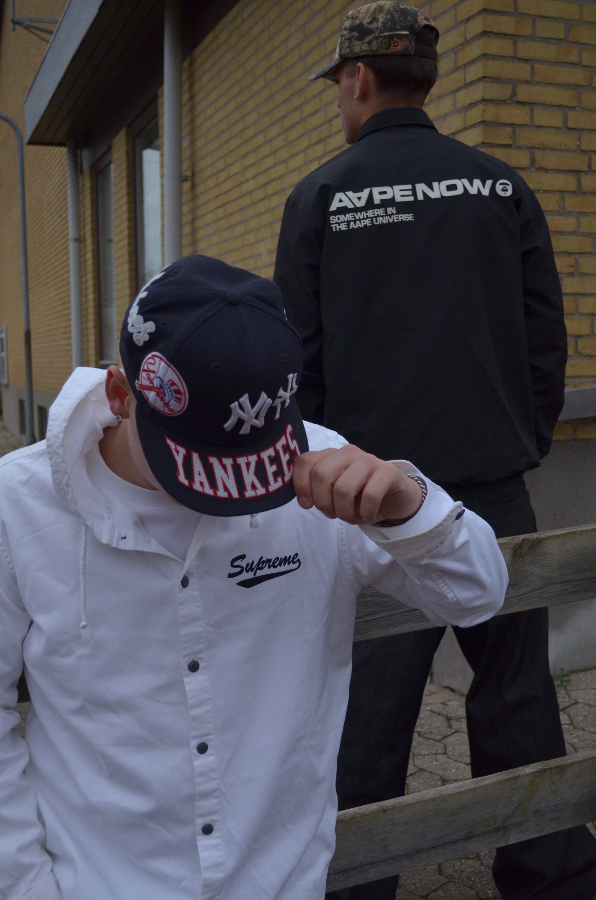 AAPE NOW COACH JACKET “BLACK” (L)