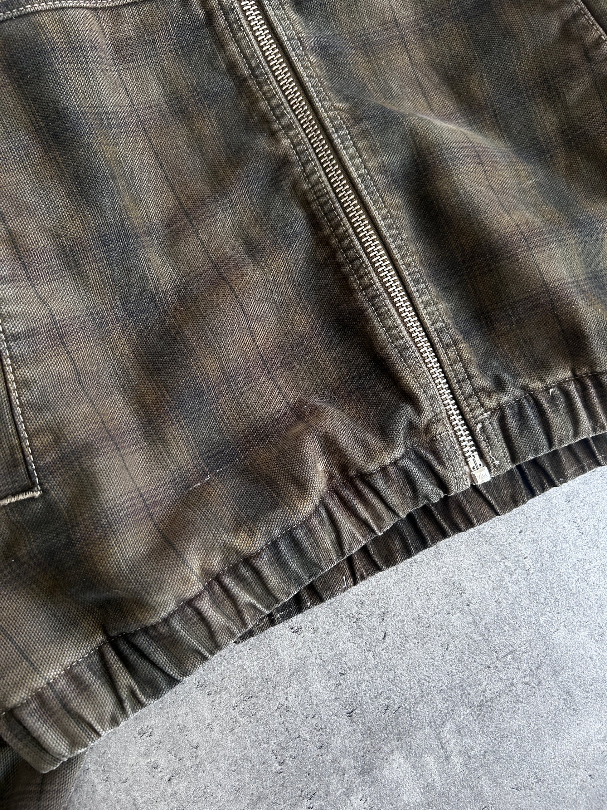 STÜSSY PLAID UNLINED WORK JACKET (S)