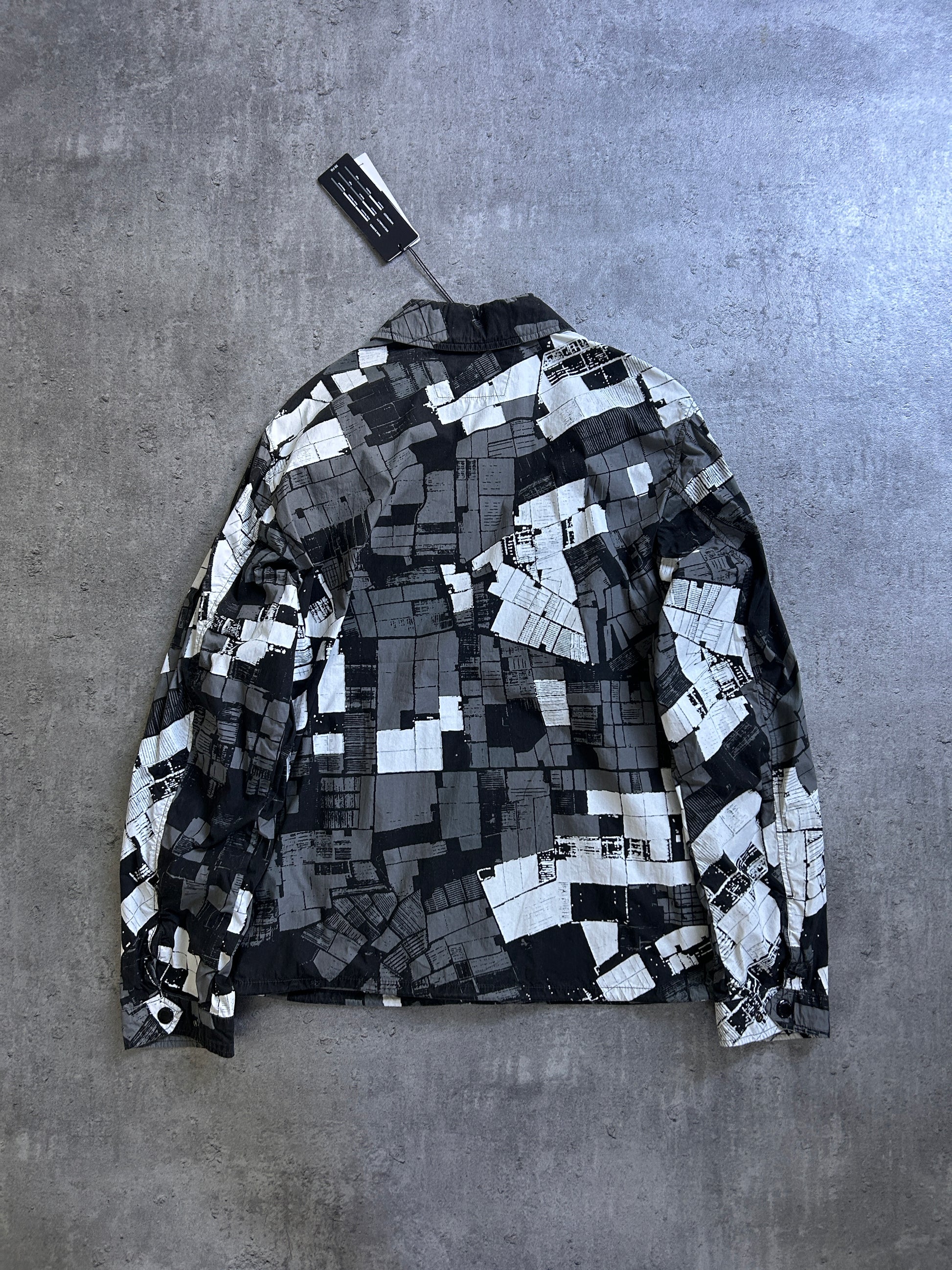 CP COMPANY 50 FILI MUTATED CAMO OVERSHIRT (L)