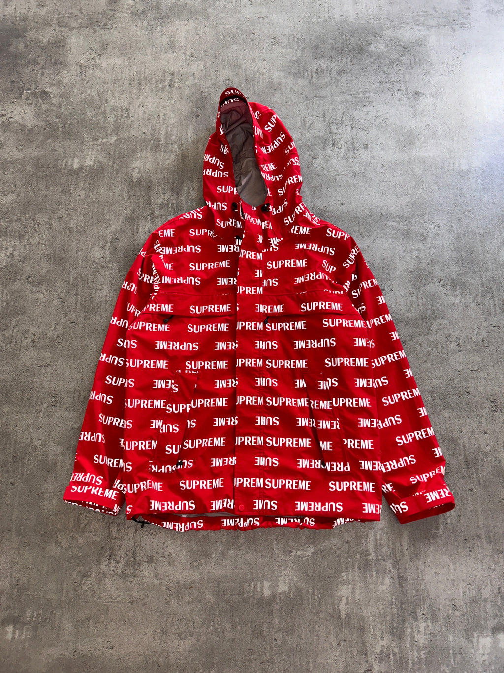 SUPREME REFLECTIVE REPEAT 3M TAPED SEAM JACKET (L)