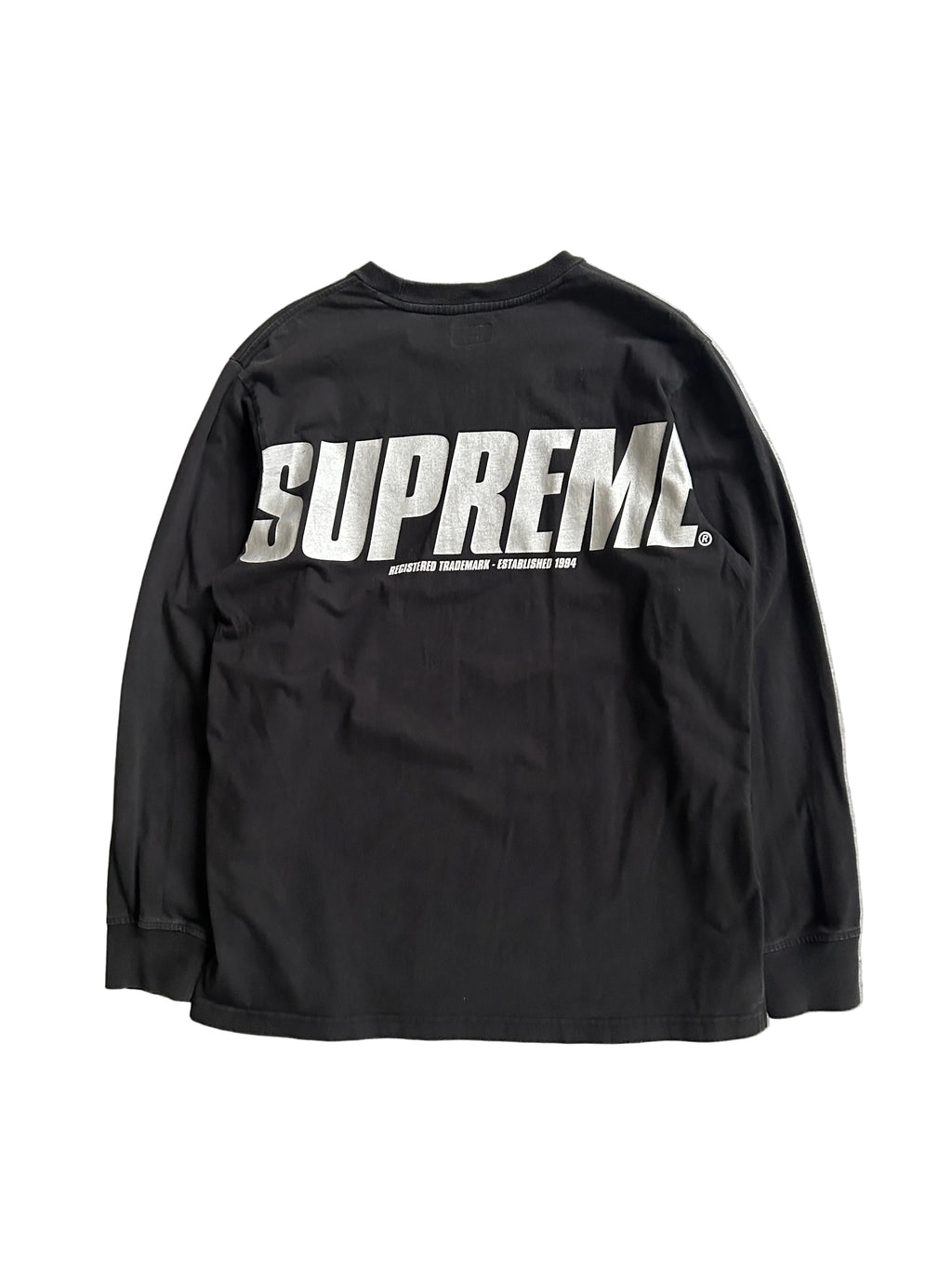 SUPREME TRADEMARK LONGSLEEVE (L)
