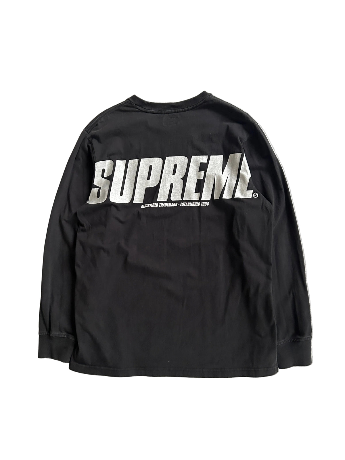 SUPREME TRADEMARK LONGSLEEVE (L)