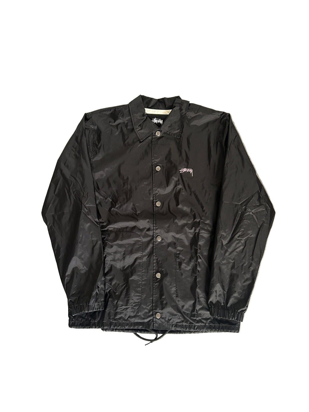 STÜSSY BLACK/PINK COACH JACKET (S)