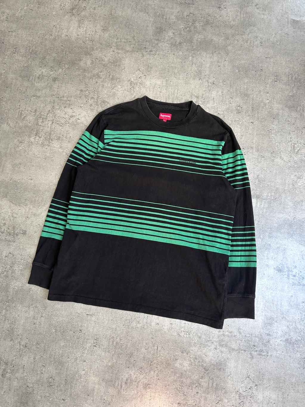 SUPREME FADE STRIPE LONGSLEEVE (L)