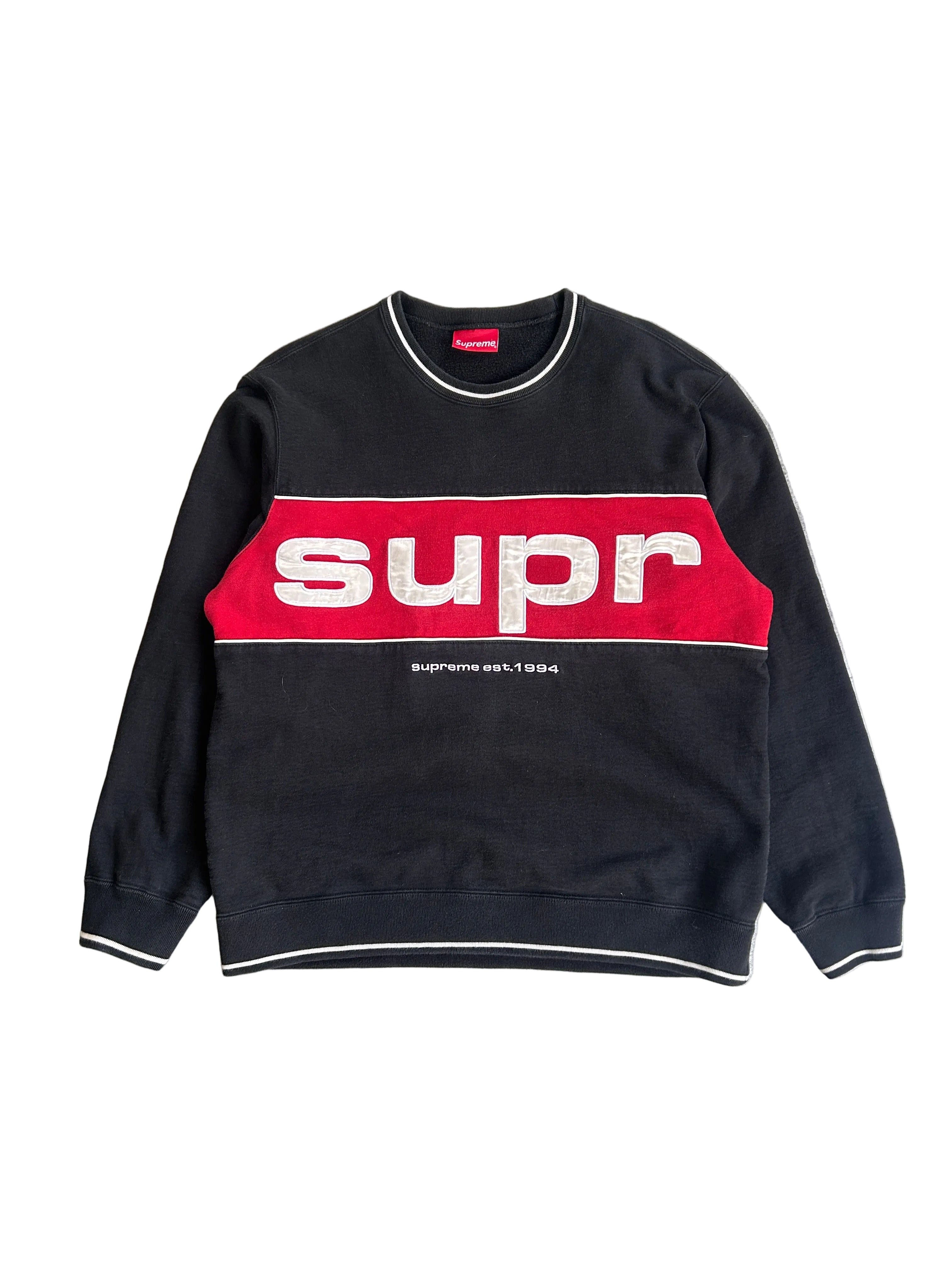 SUPREME PIPING CREWNECK (L) – Kicksweep