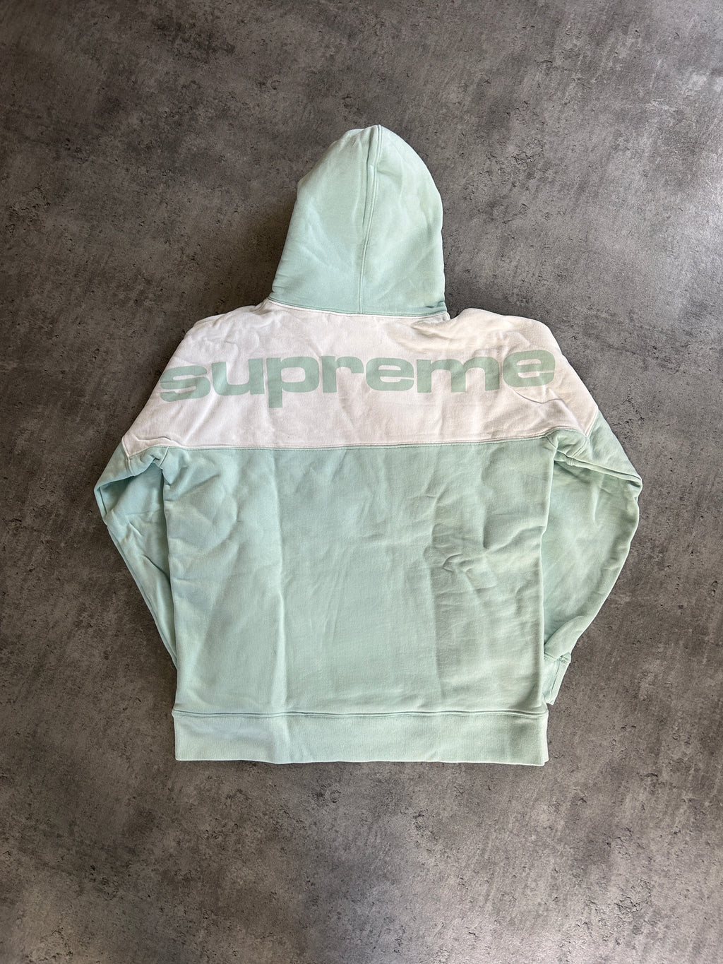 SUPREME BLOCKED HOODIE FW17 (L)