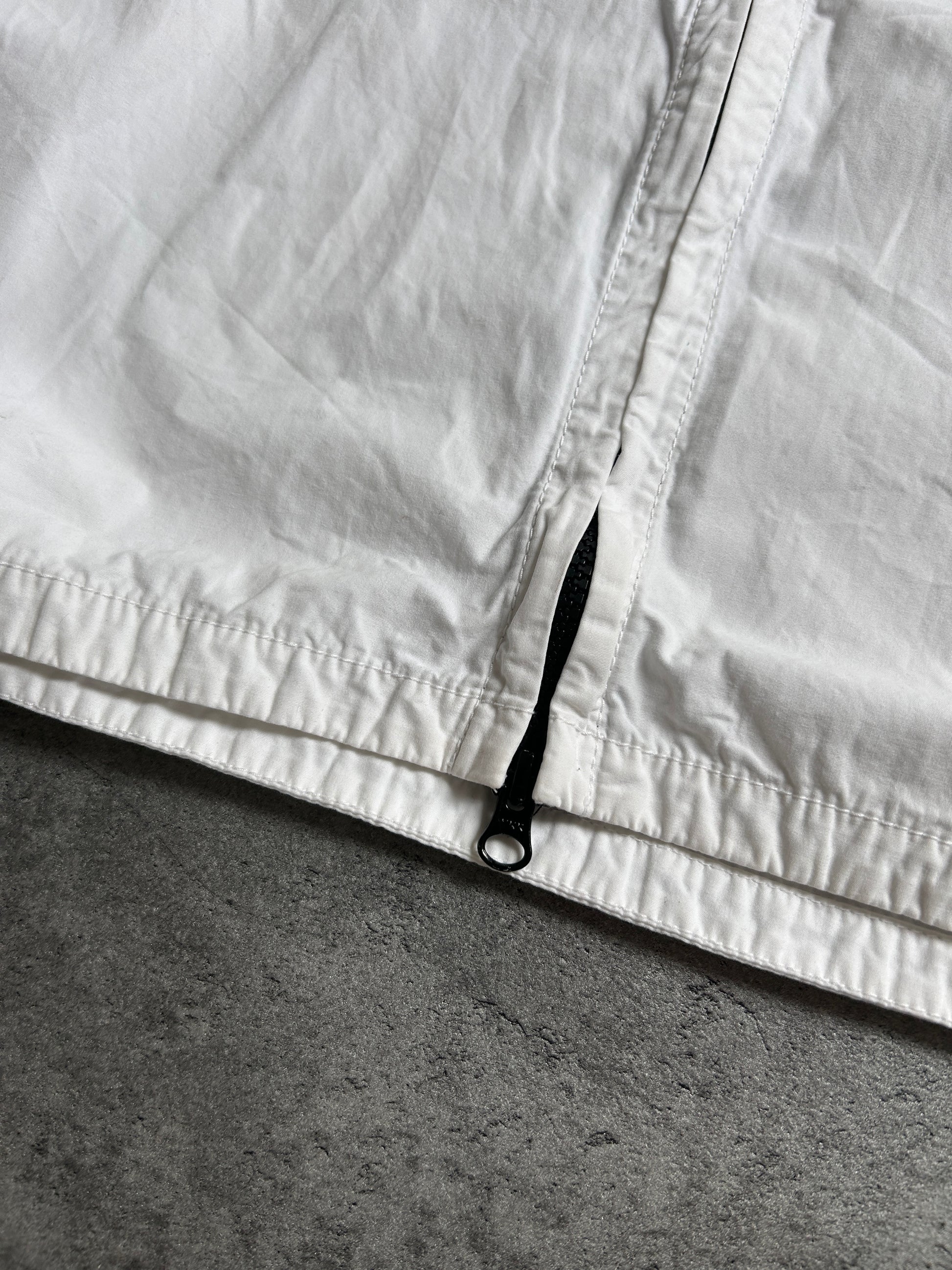 STONE ISLAND OVERSHIRT WHITE (L)