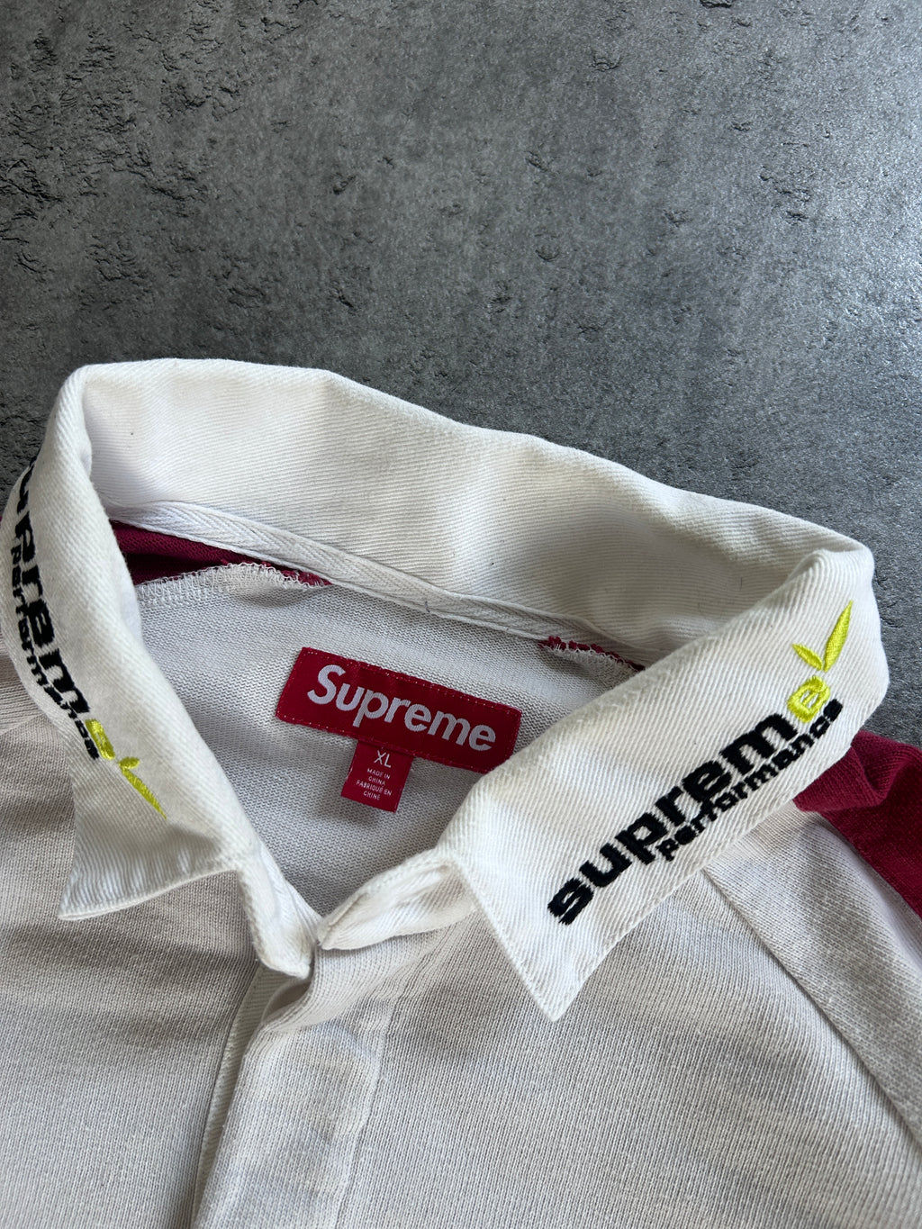 SUPREME CHEST STRIPE RUGBY POLO (XL)