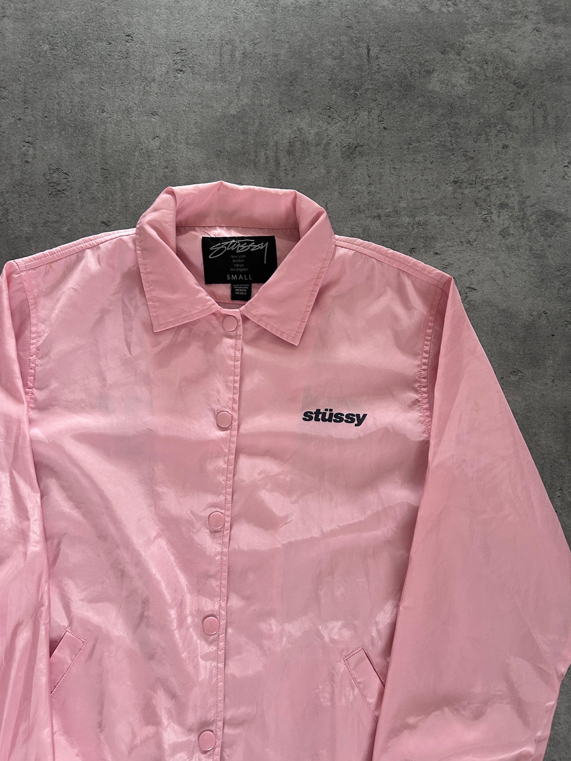 STÜSSY PINK COACH JACKET (S WMNS)