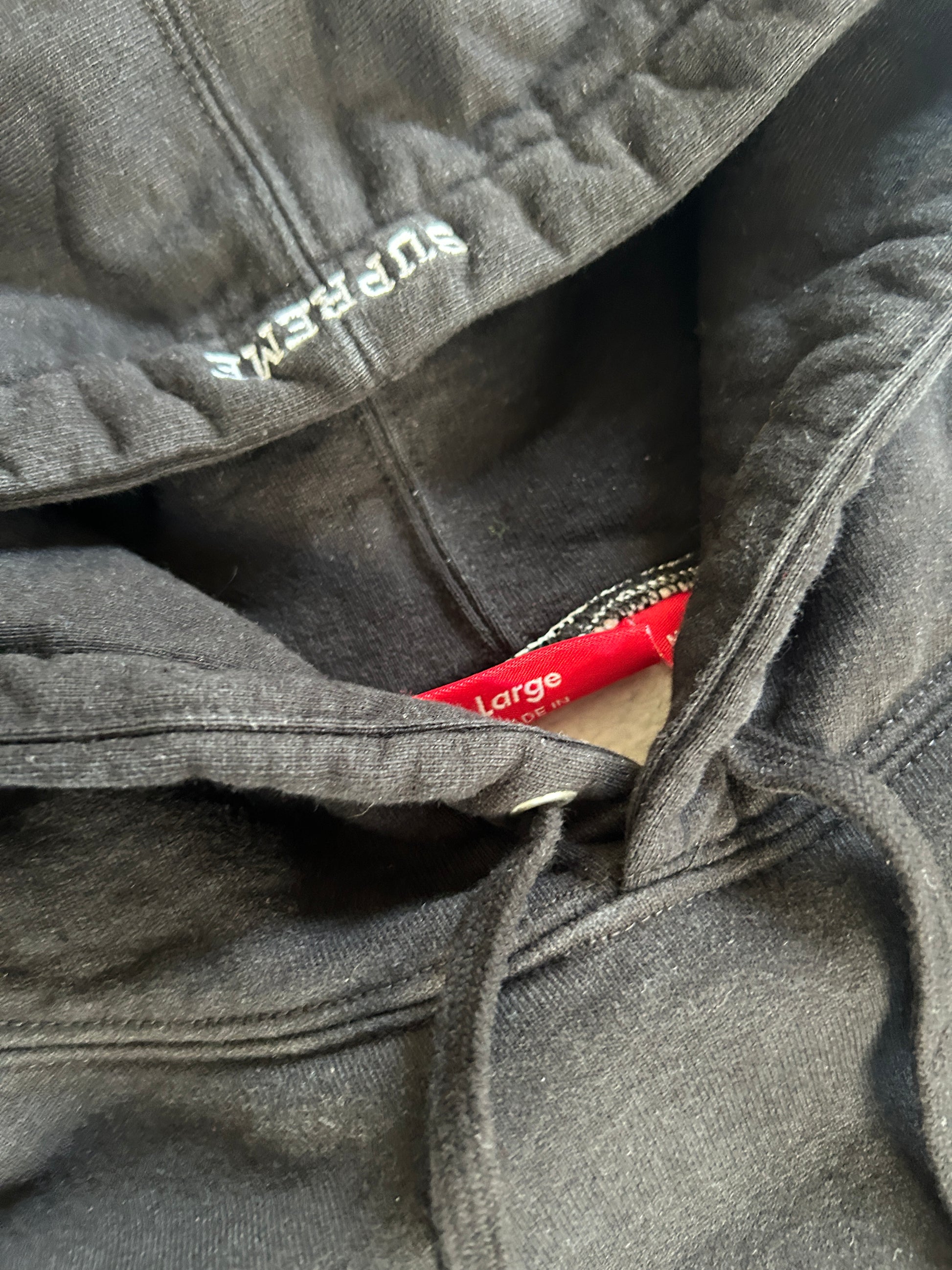 SUPREME S LOGO SPLIT HOODIE FW21 (L)