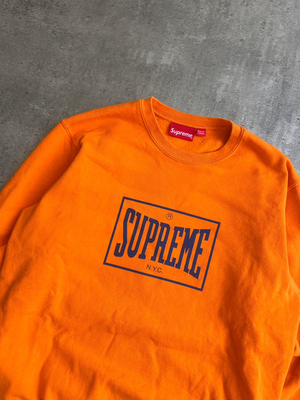 SUPREME WARM UP CREWNECK (M)