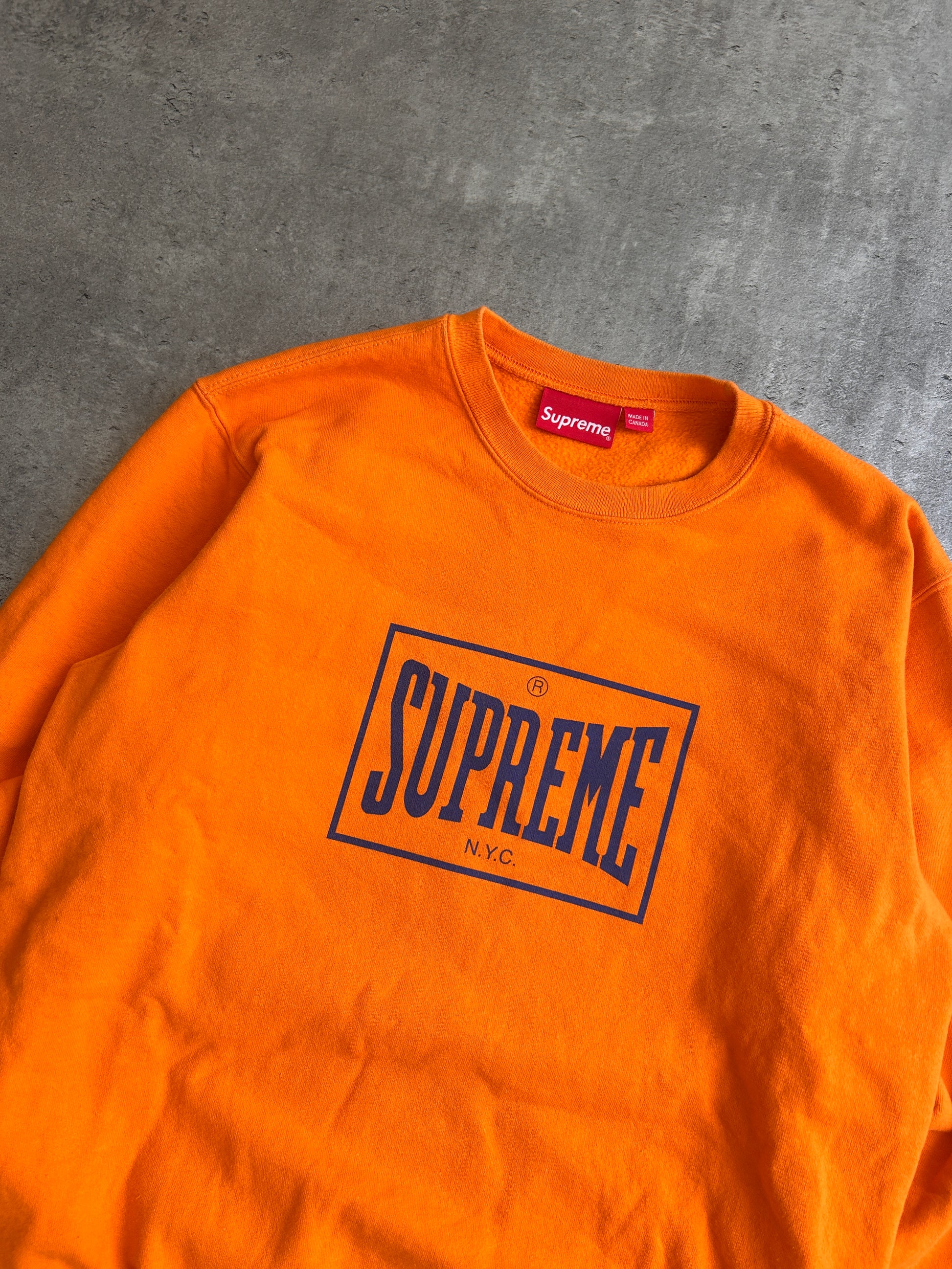 SUPREME WARM UP CREWNECK (M)