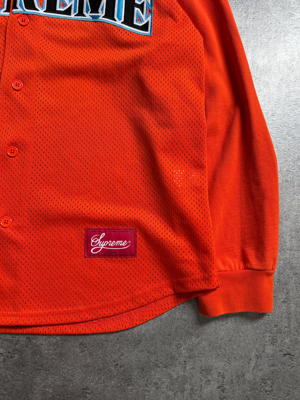SUPREME MESH HOODIE JERSEY (M)