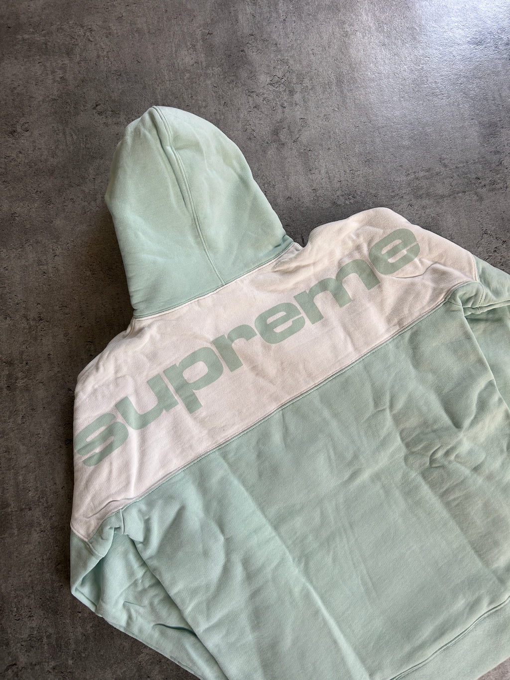 SUPREME BLOCKED HOODIE FW17 (L)
