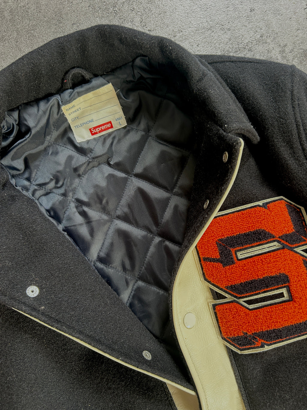 SUPREME CAPTAIN VARSITY JACKET FW13 (M)