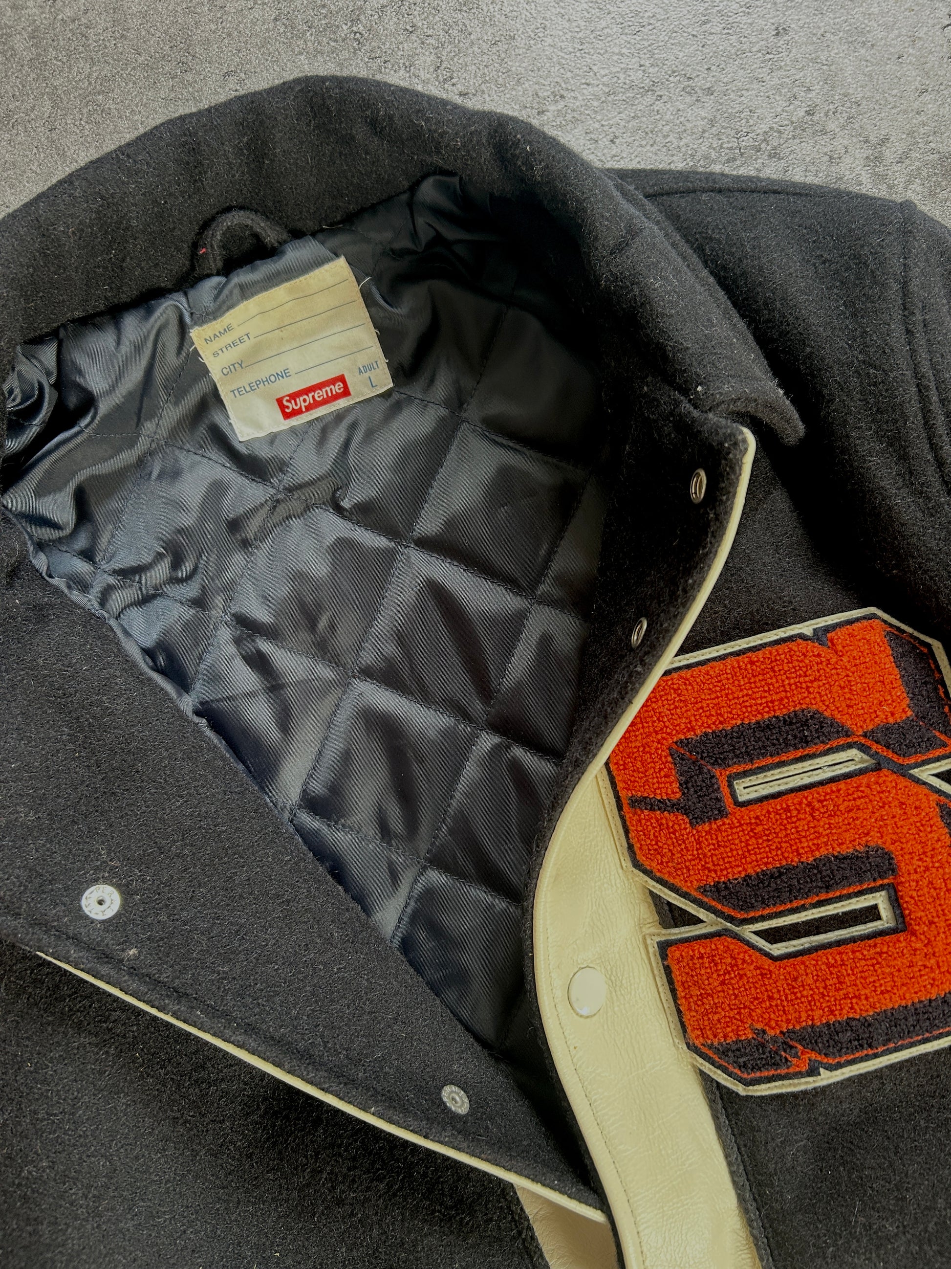 SUPREME CAPTAIN VARSITY JACKET FW13 (M)