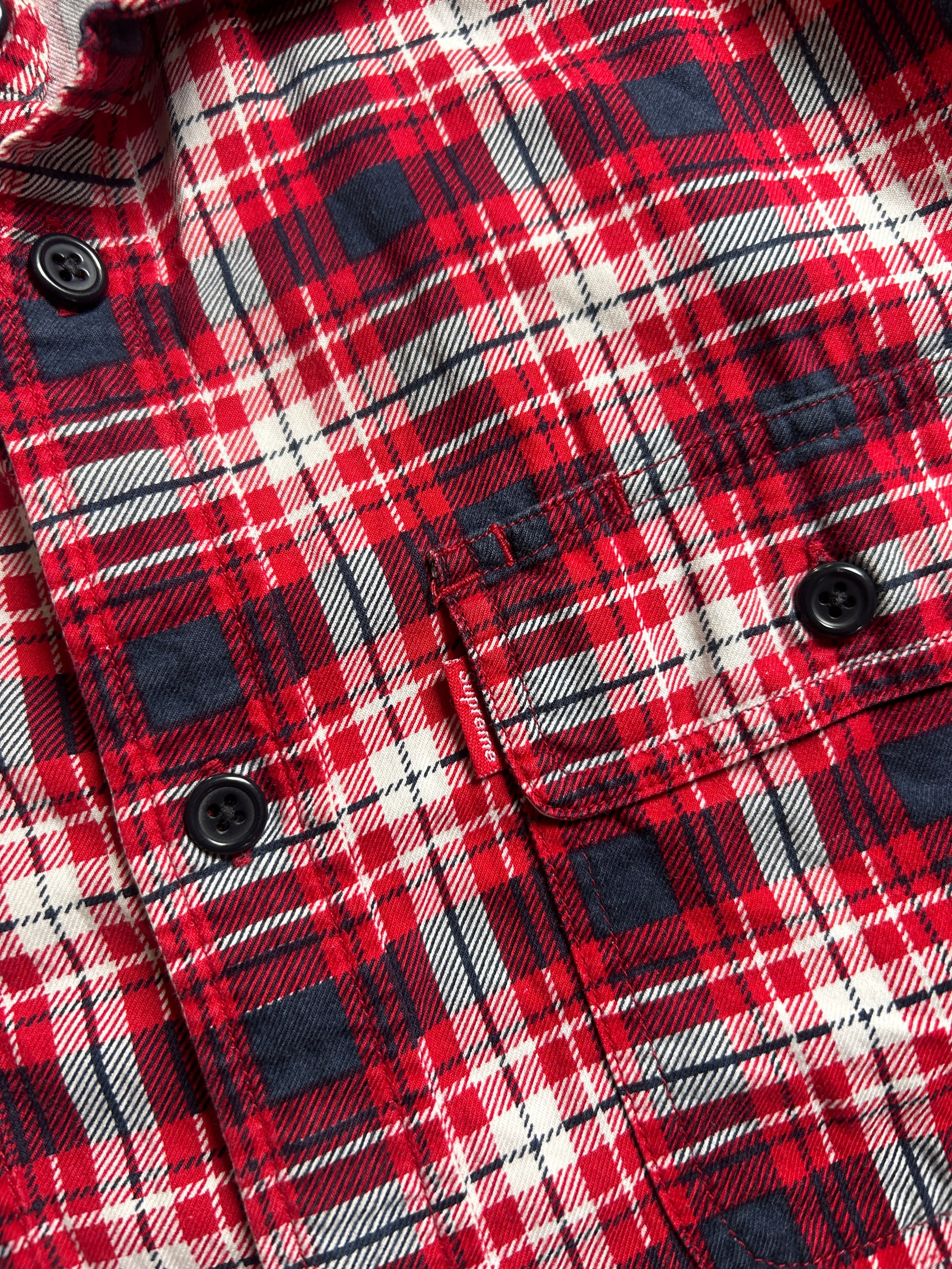 SUPREME PRINTED PLAID FLANNEL (M)